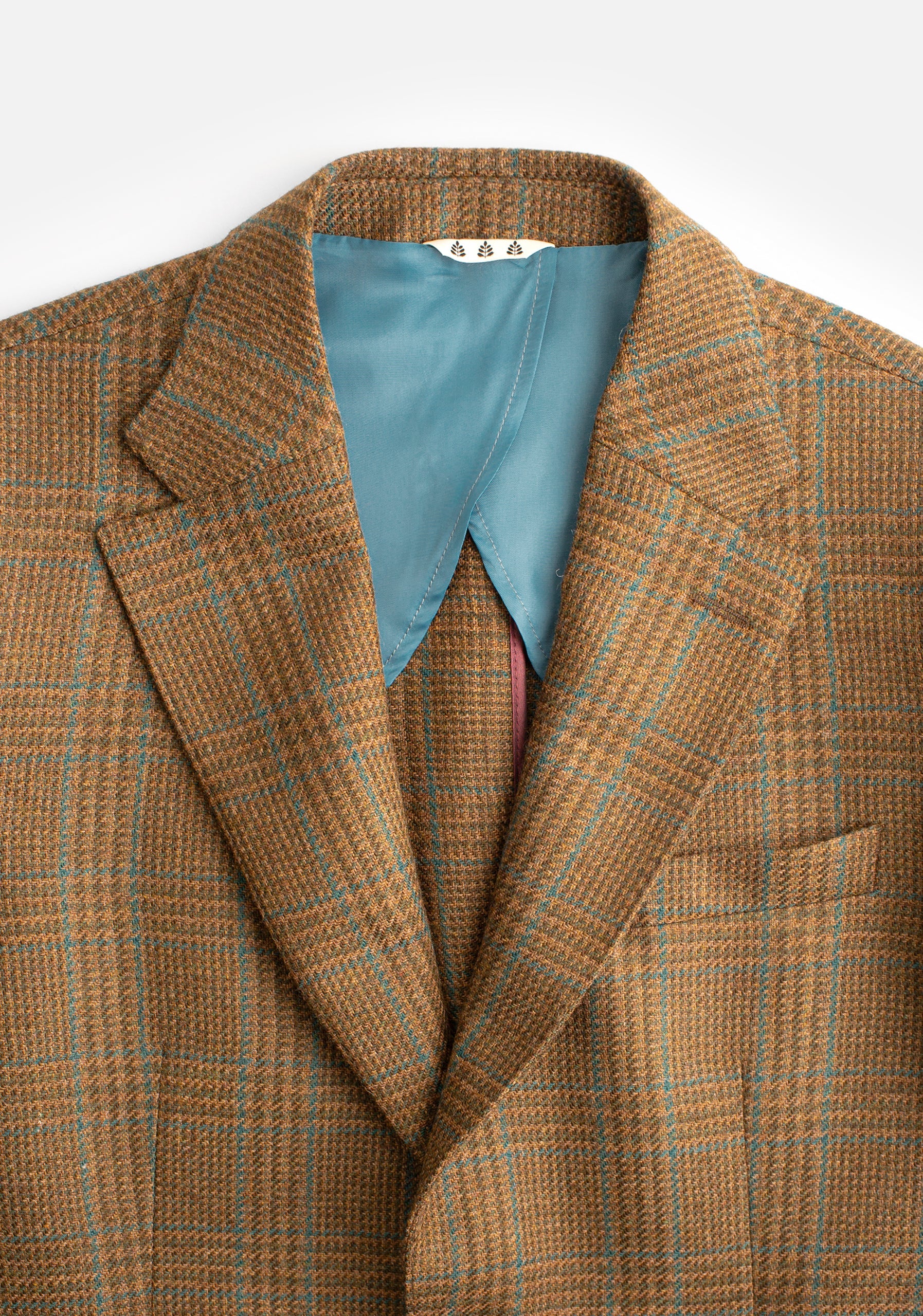 Blazer H Poet Lana Principe de Gales Beige