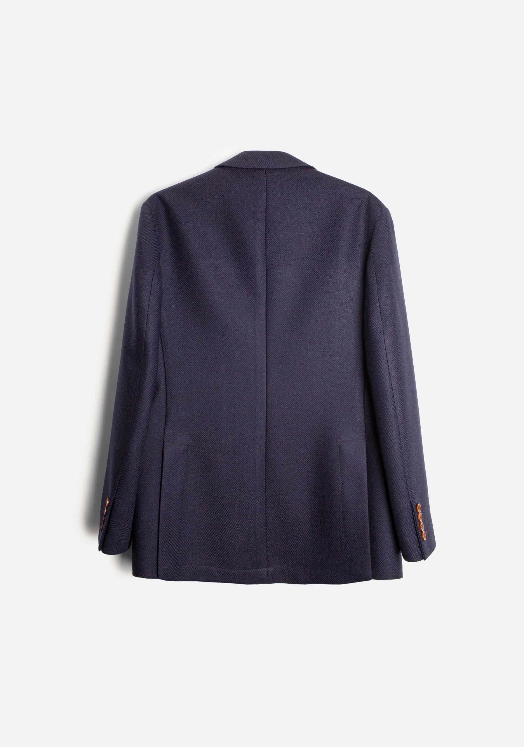 Blazer H Poet Lana Unicolor Azul Oscuro