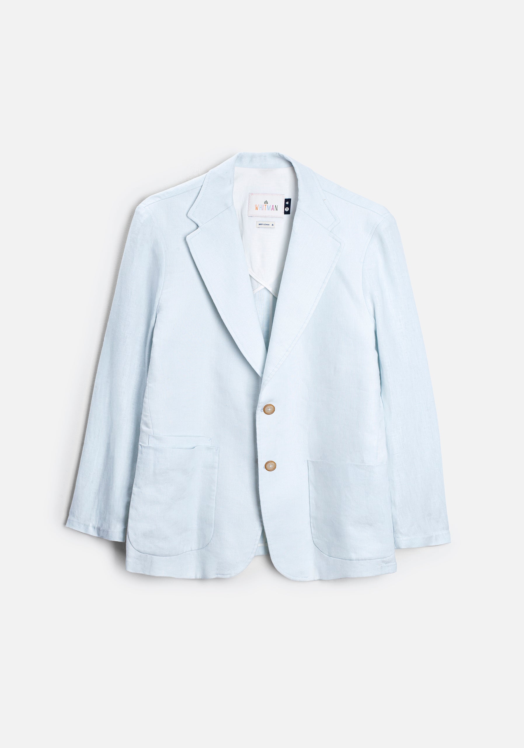 Saco Lino Azul Celeste