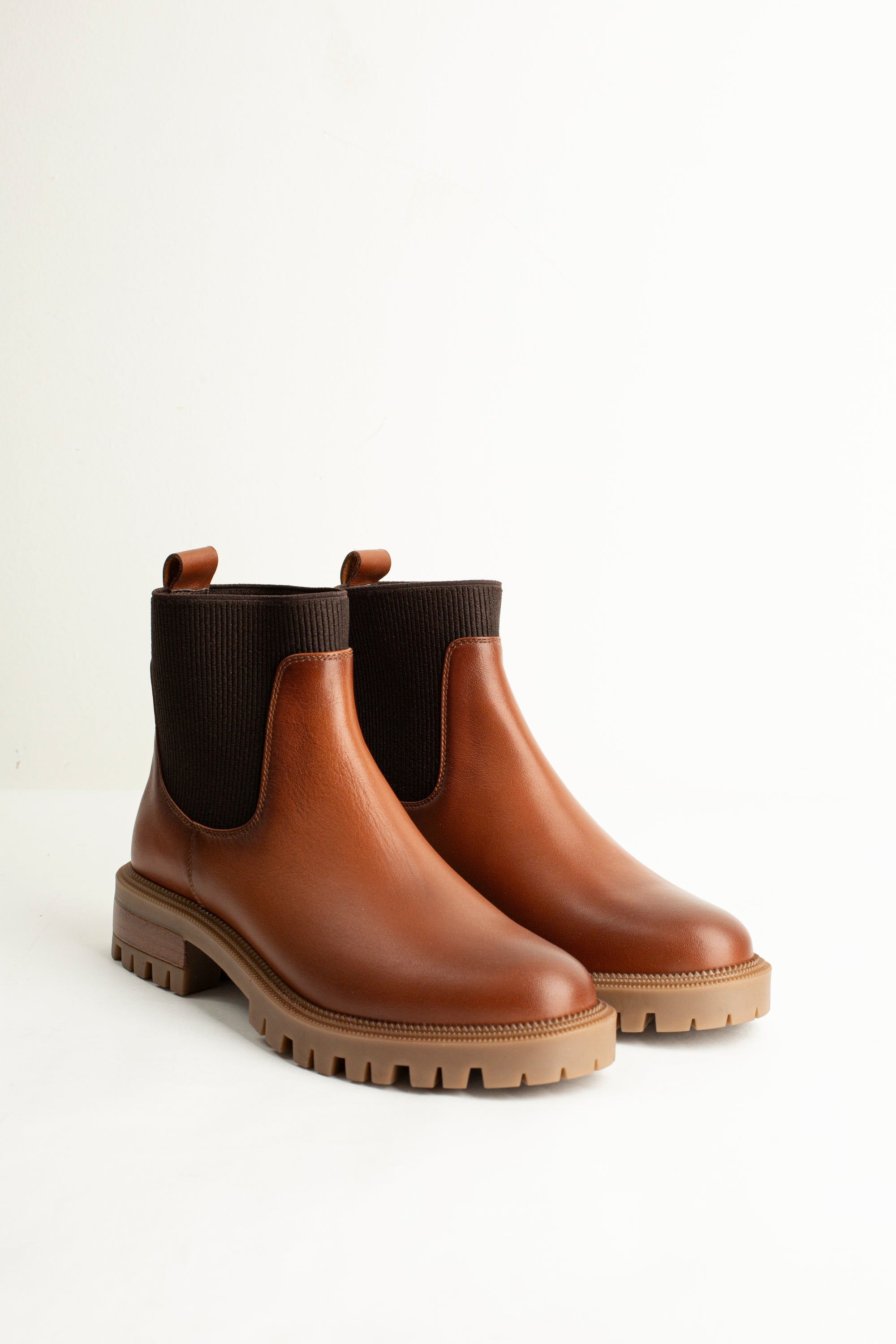 Botas Chelsea Mujer Marrón