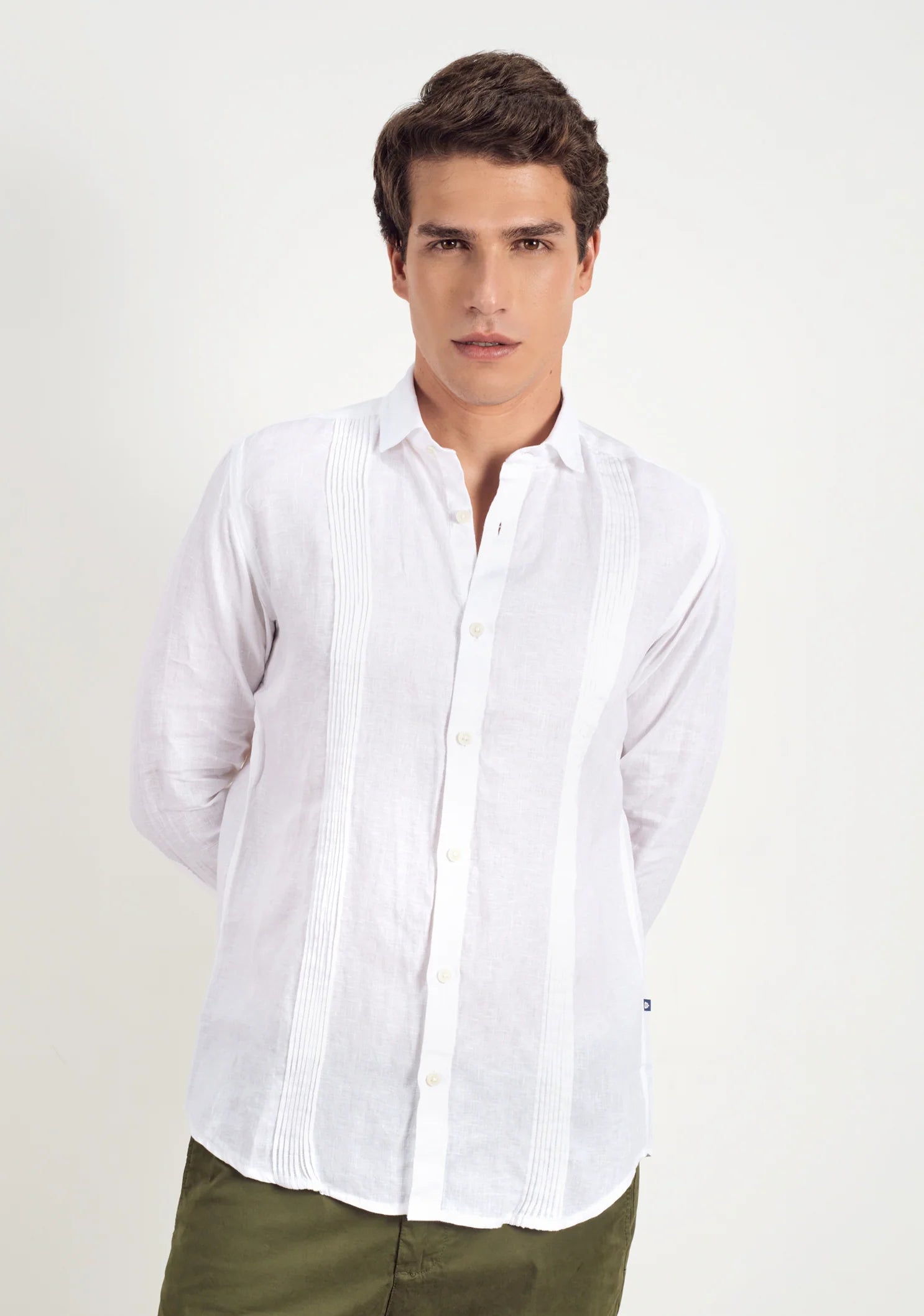 Camisa Lino Guayabera Cachao