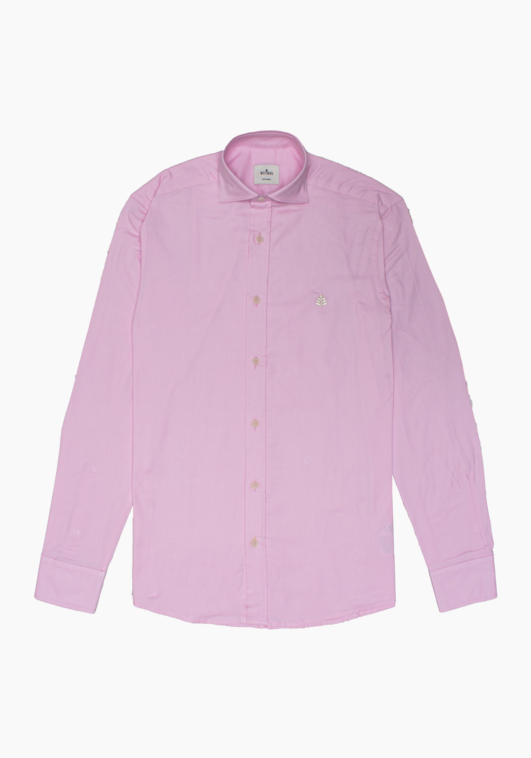 Camisa Whitman Rosada Cuello Francés