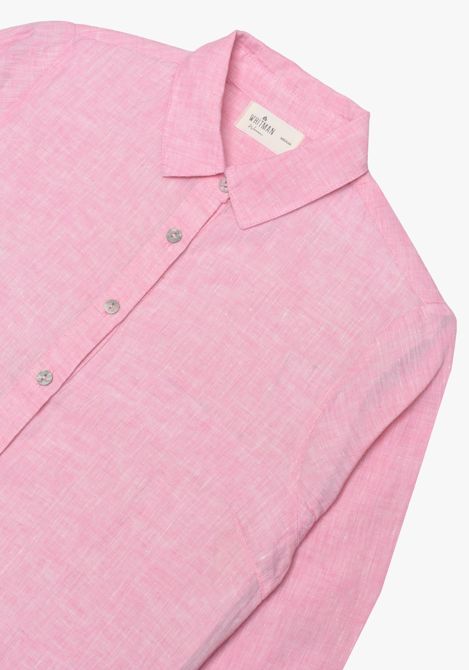 Camisa Bruna Lino Rosado