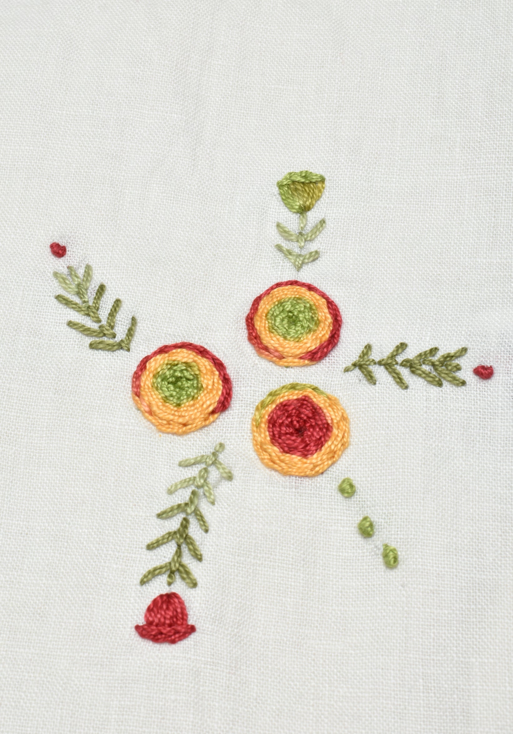 Camisa Cubana Lino Bordado Art. Marfil