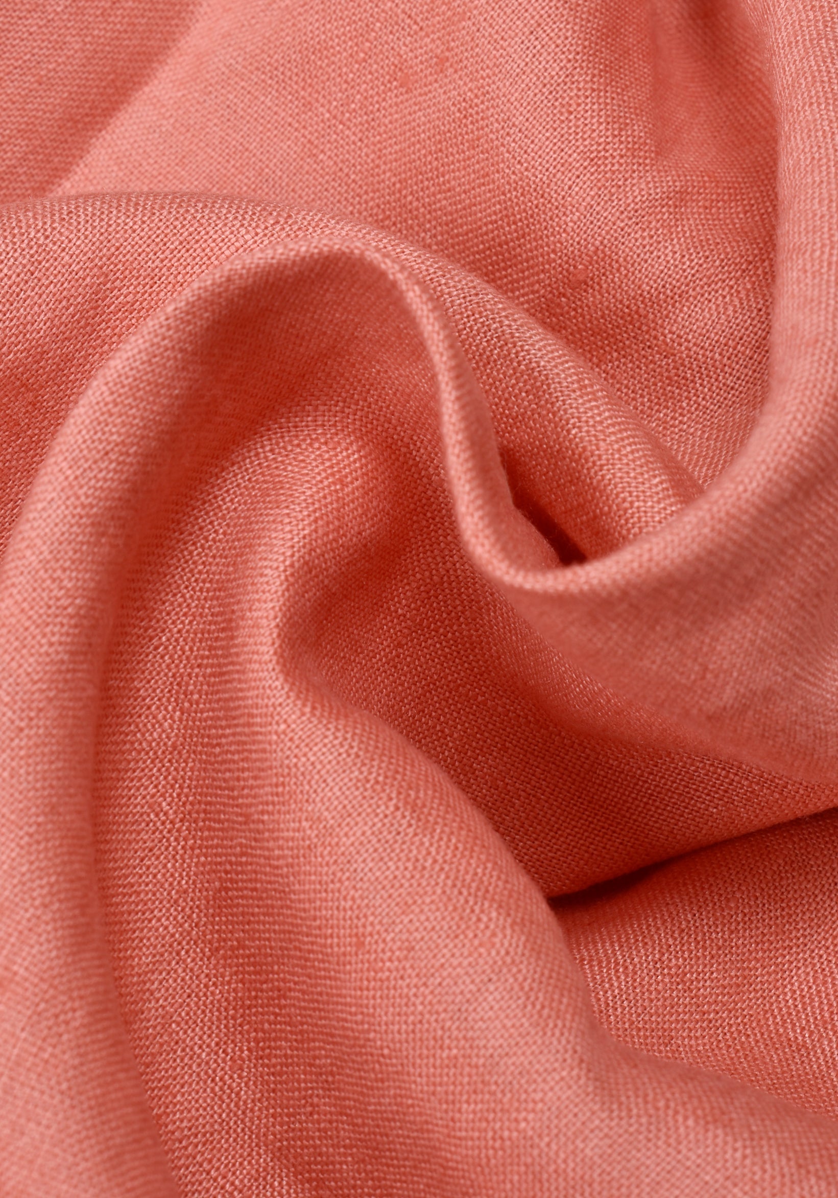 Camisa Cubana Lino Bordado Art. Salmon