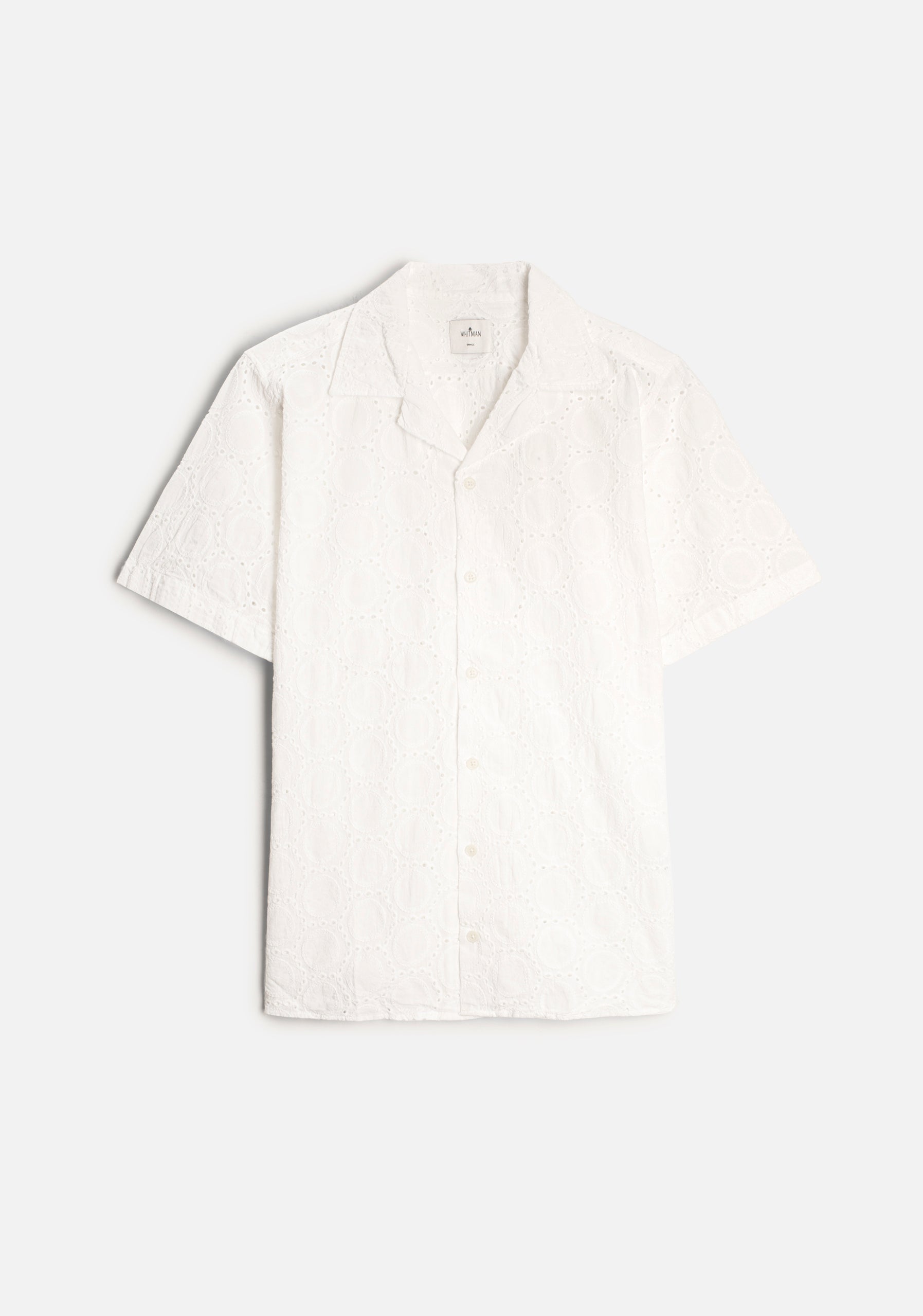 Camisa Cubana Ojal. Hueso