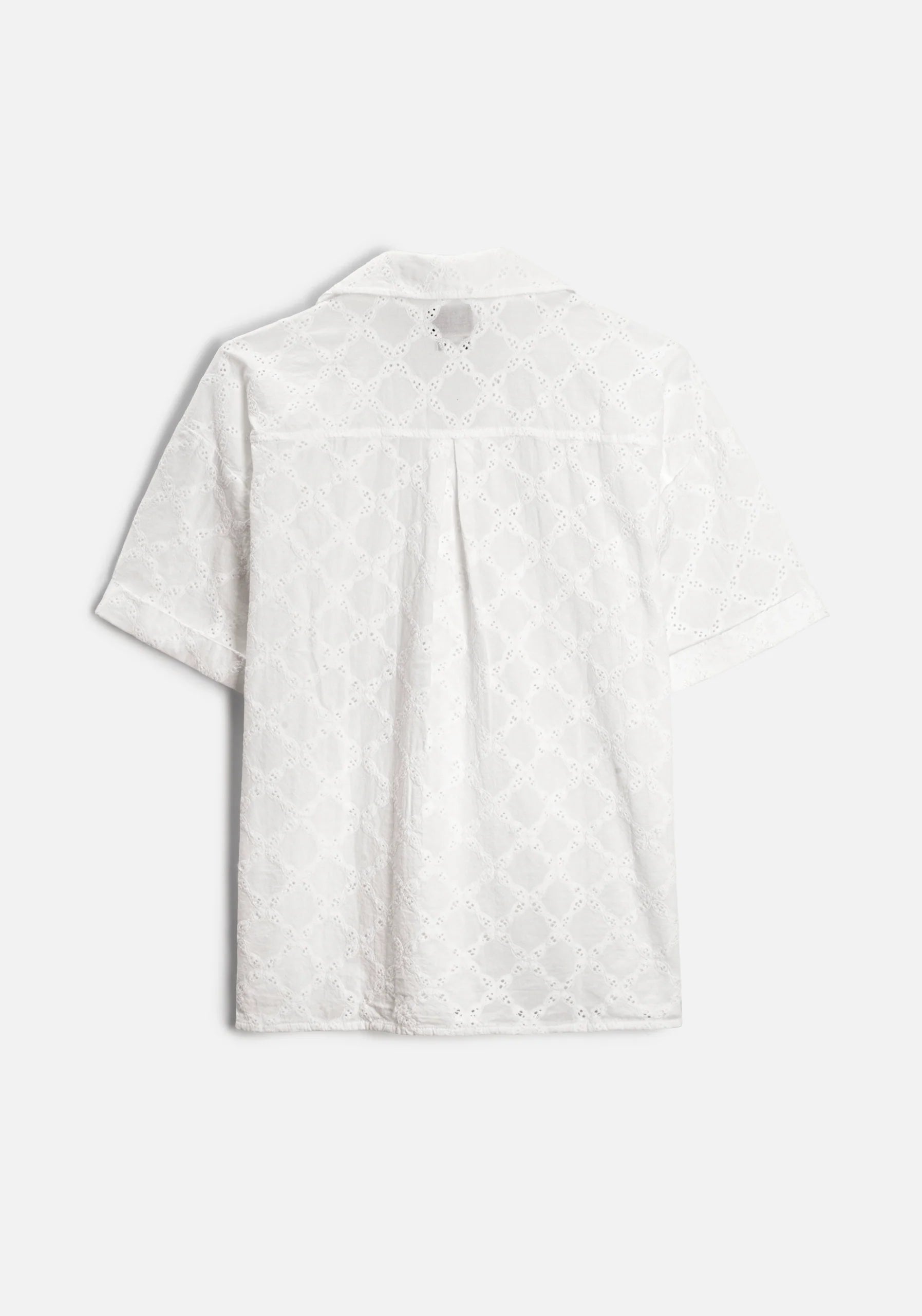 Camisa Cubana Ojal. Kay Blanco