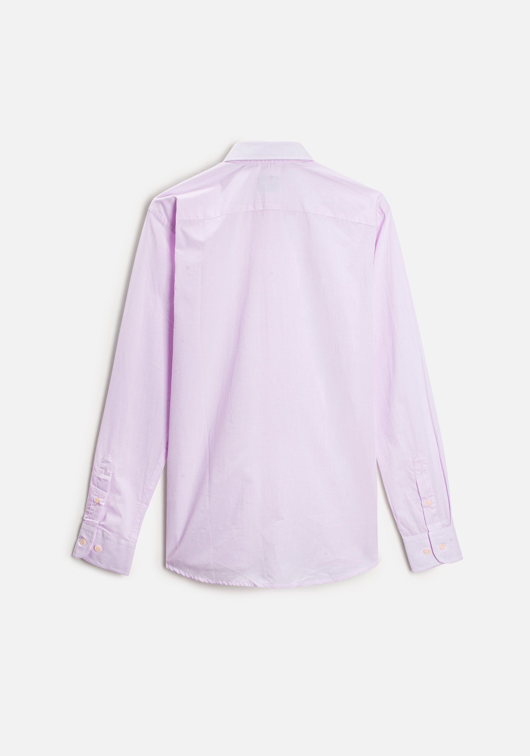 Camisa H CBD Cuadros Peq. L-Atn Morado Claro