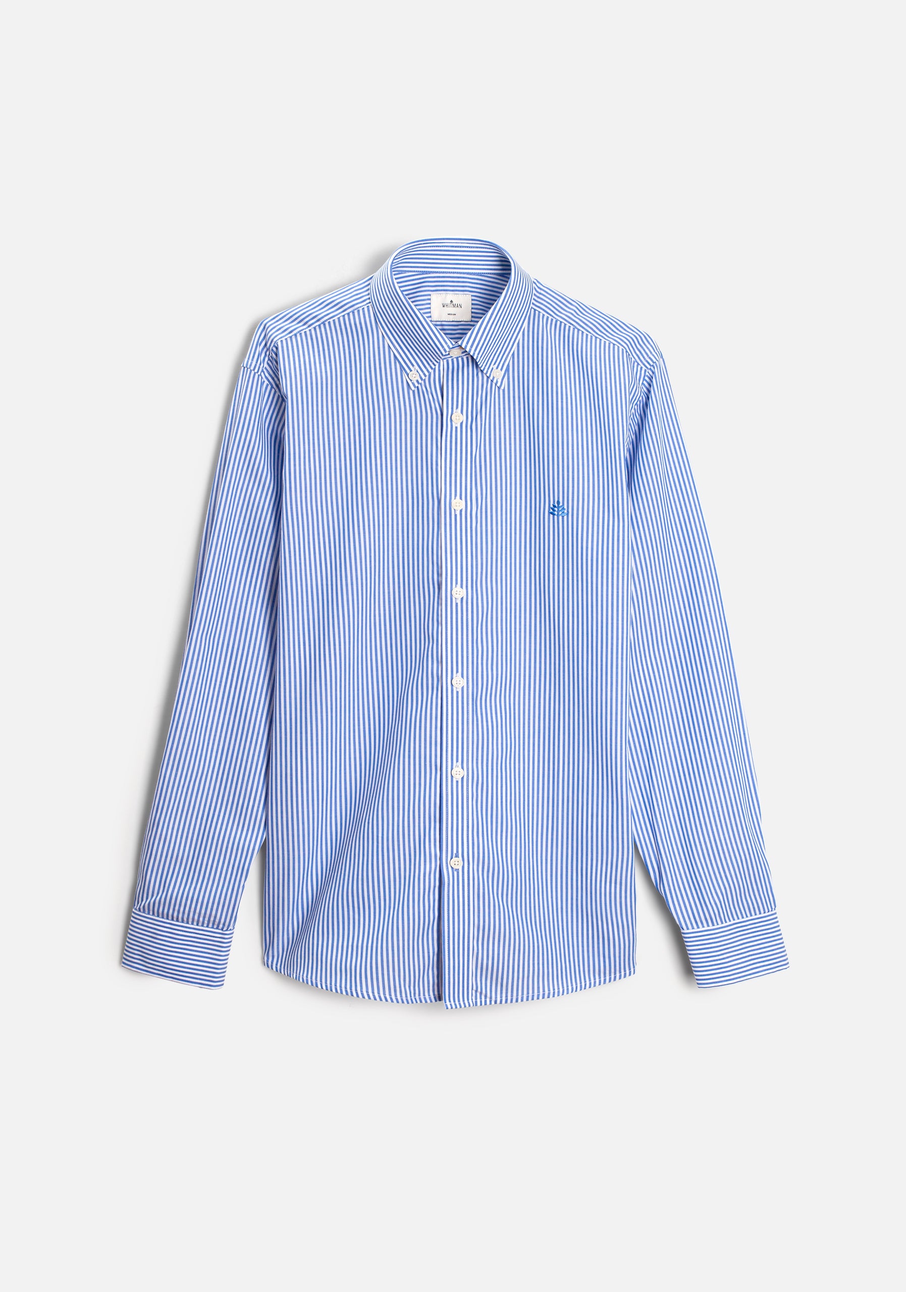 Camisa H CBD Rayas Med. Azul Medio L-Atn