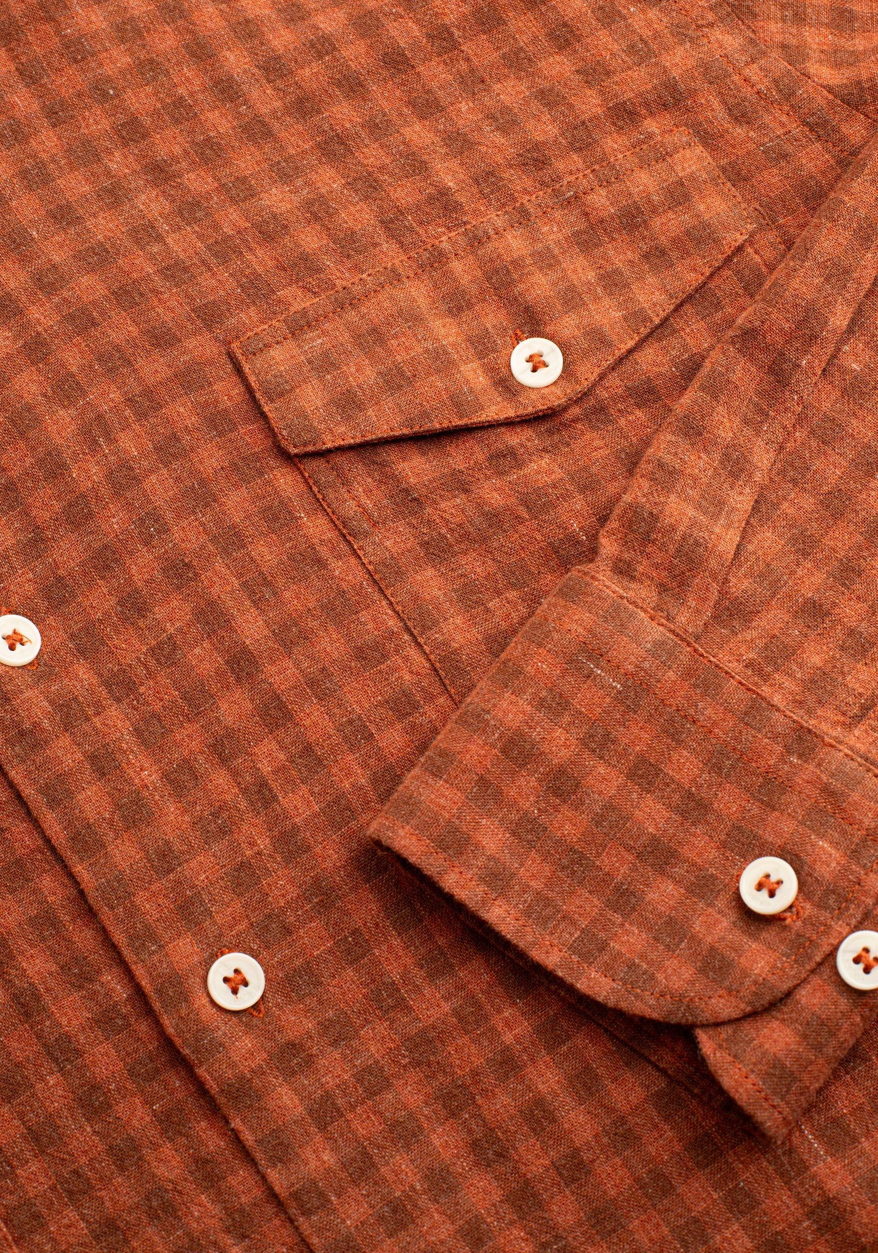 Camisa H CF Laurence Cuadros Med Terracota