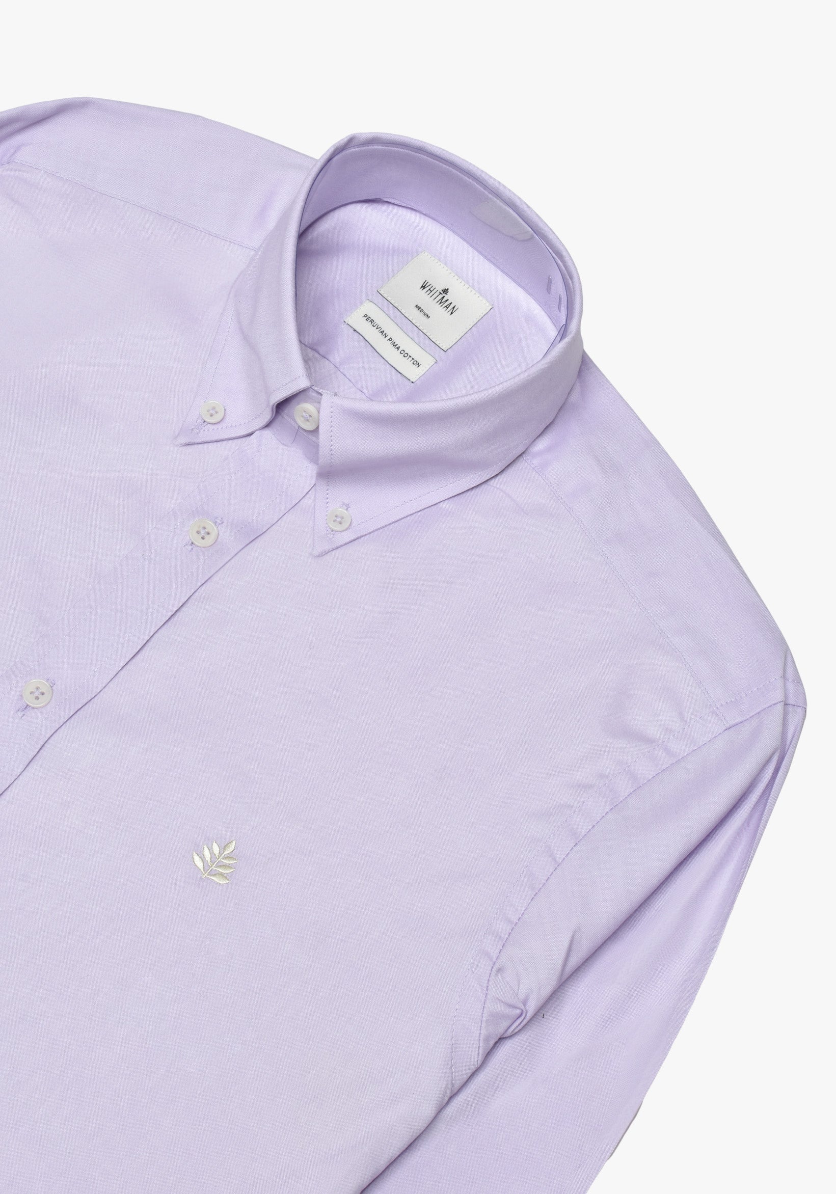 Camisa Lila Cuello Button Down L-Atn