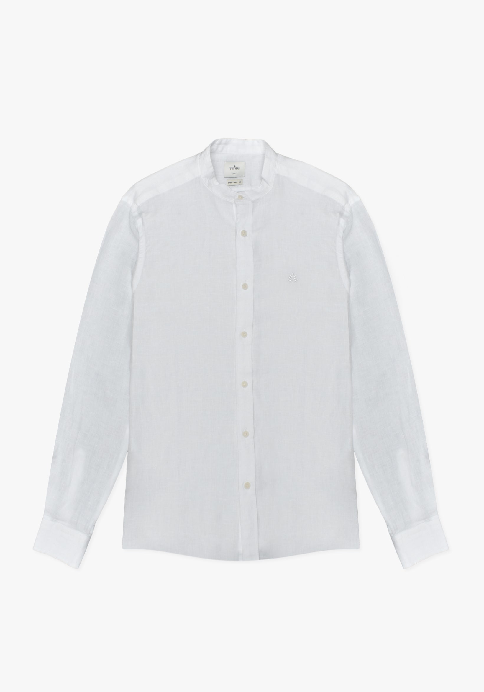 Camisa Lino Cuello Nerú Blanco