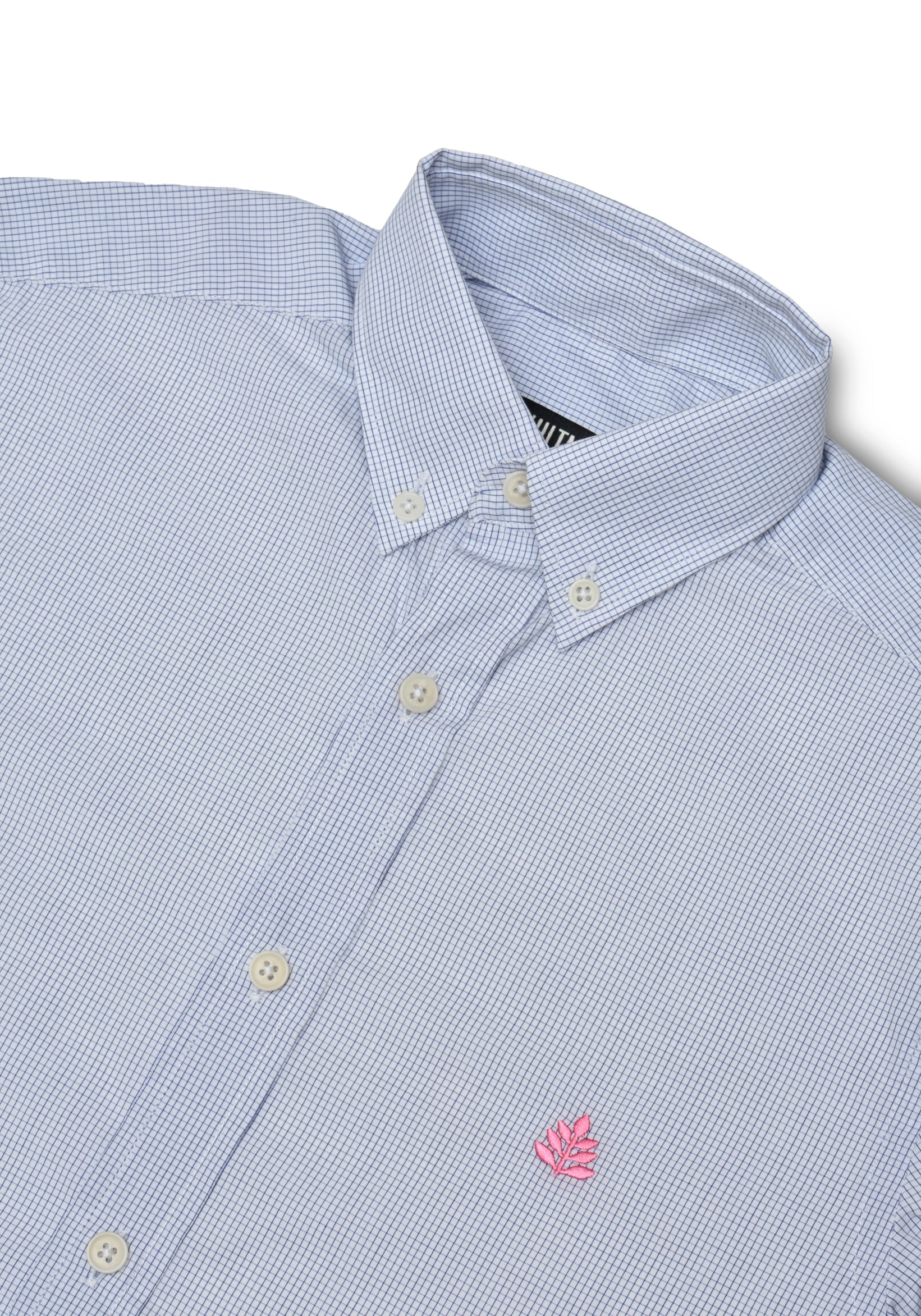Camisa Whitman Cuadros Peq. Azul - Blanco Cbd