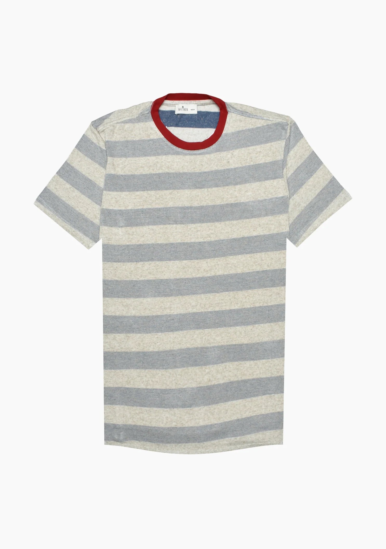 Playera Boyd Rayas Azul - Beige