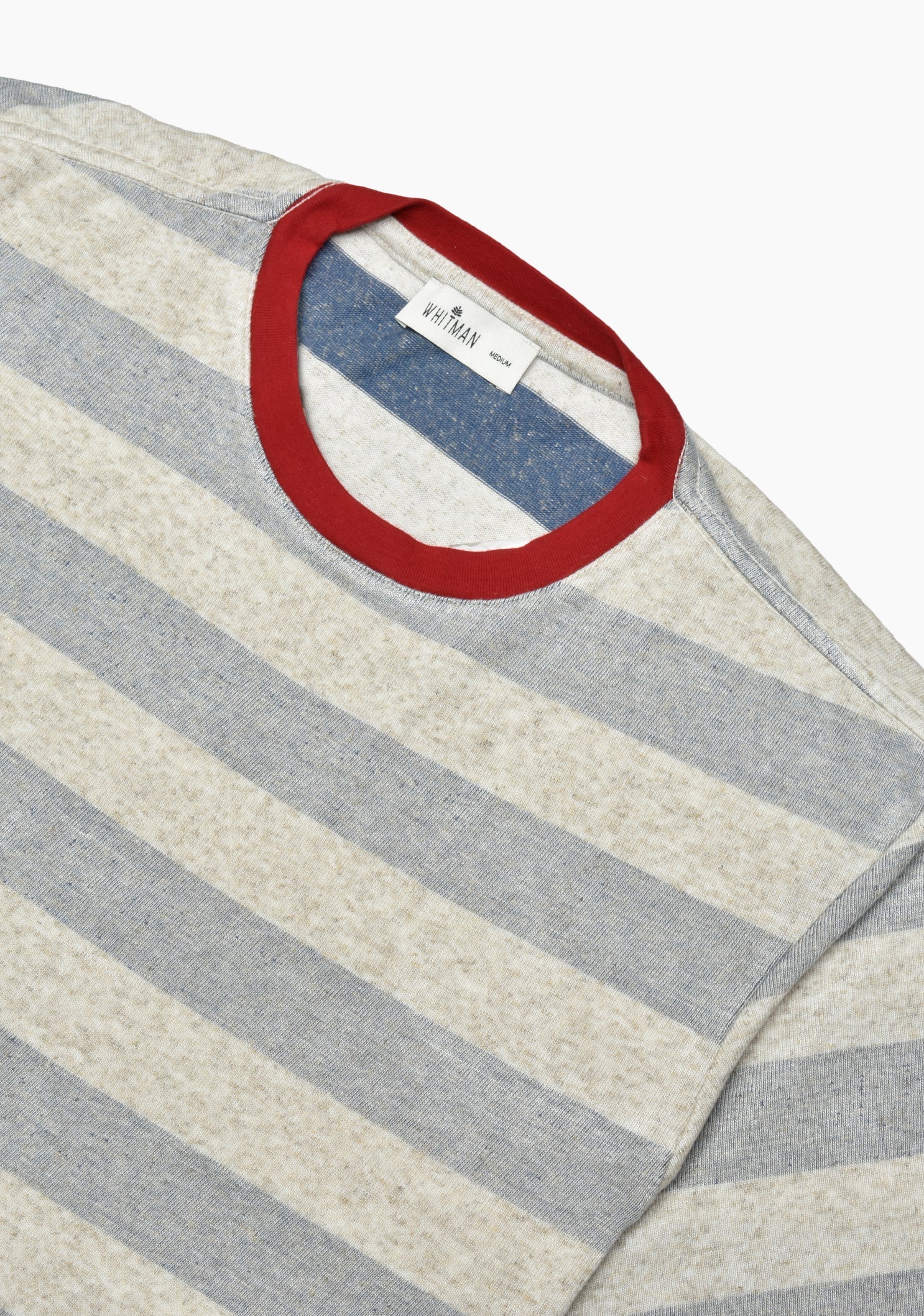 Playera Boyd Rayas Azul - Beige