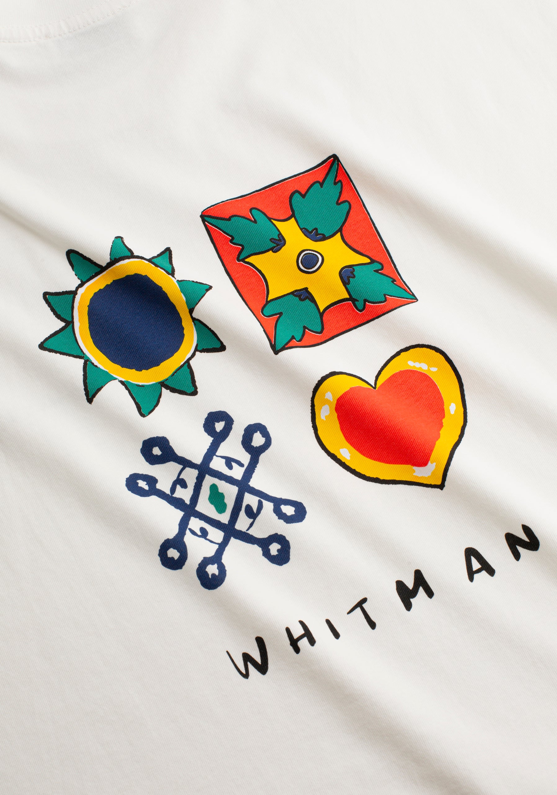 Playera H Ganz Estampada Marfil