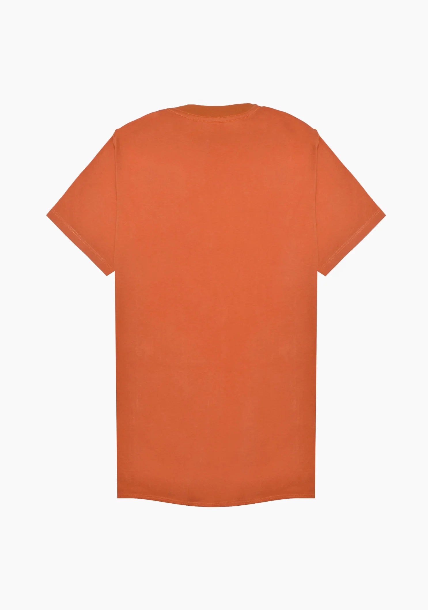 Playera Naranja L-Azul