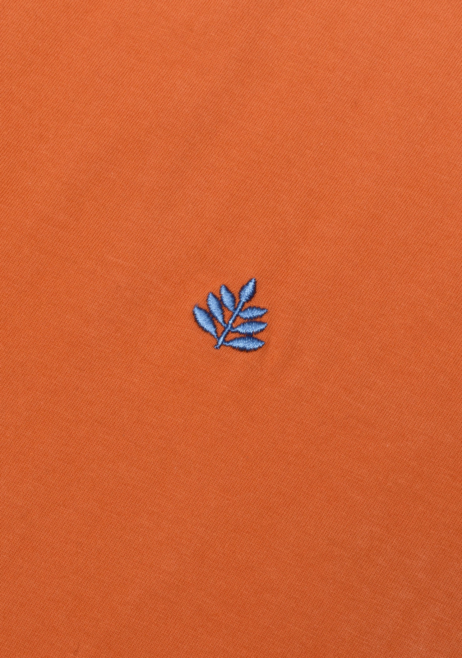 Playera Naranja L-Azul