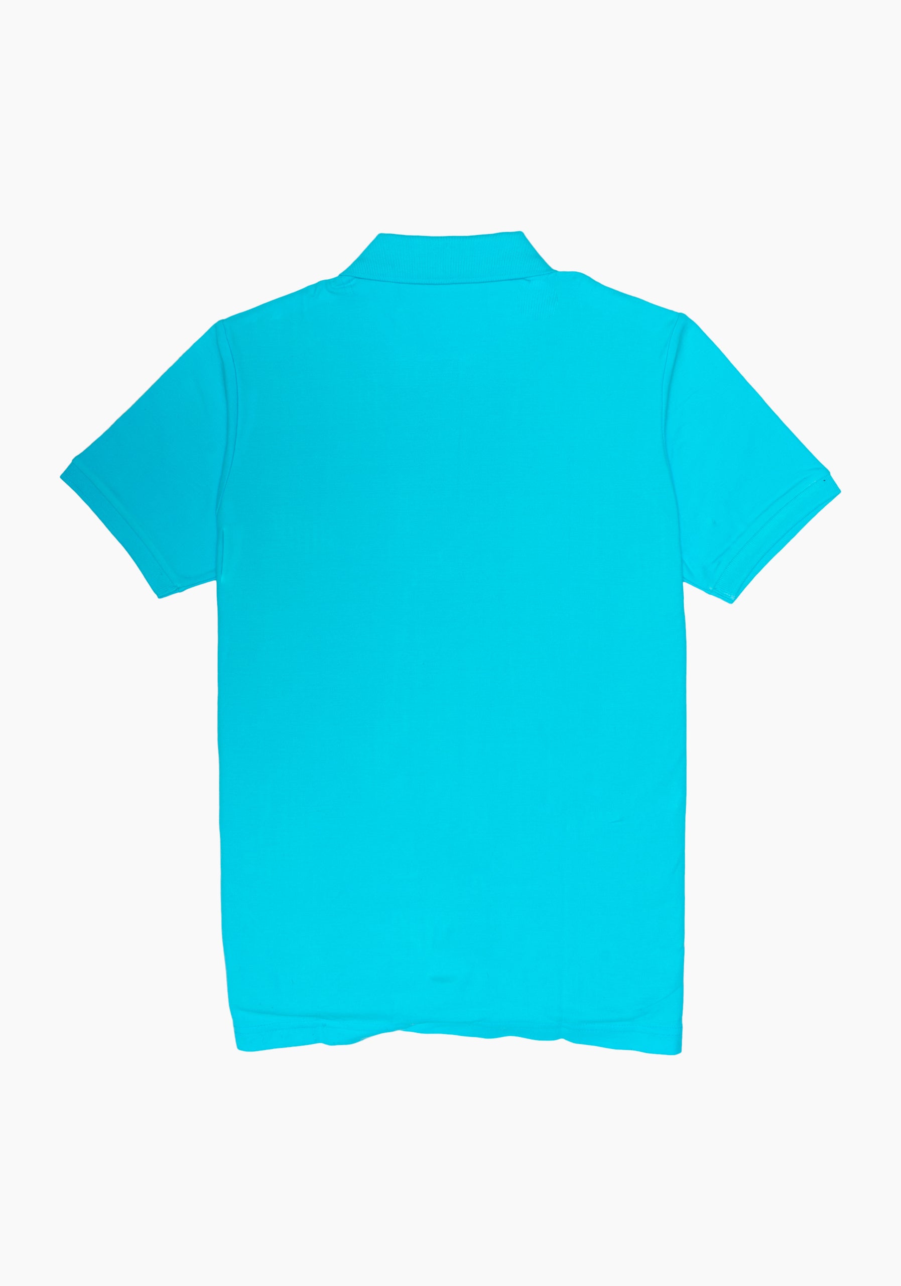 Playera Tipo Polo Azul Celeste