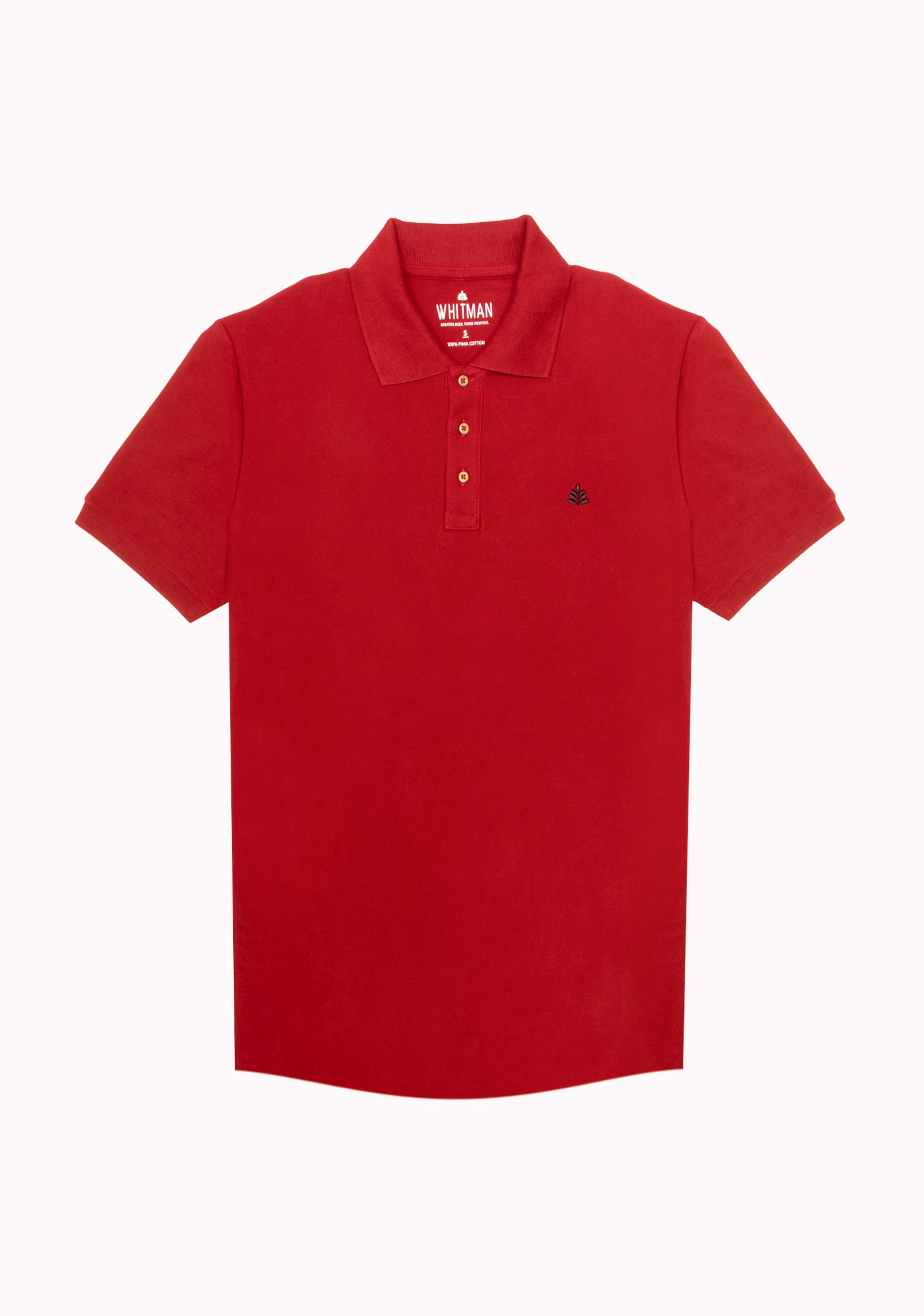 Playera Tipo Polo Rojo