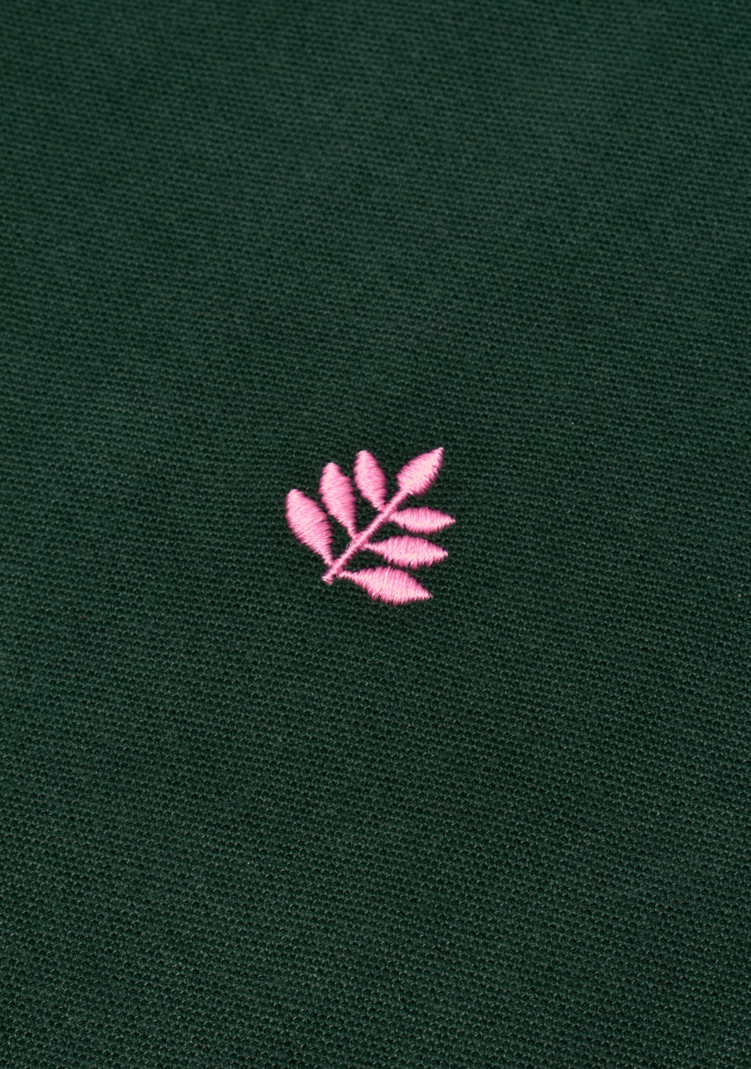 Playera Tipo Polo Verde Oscuro