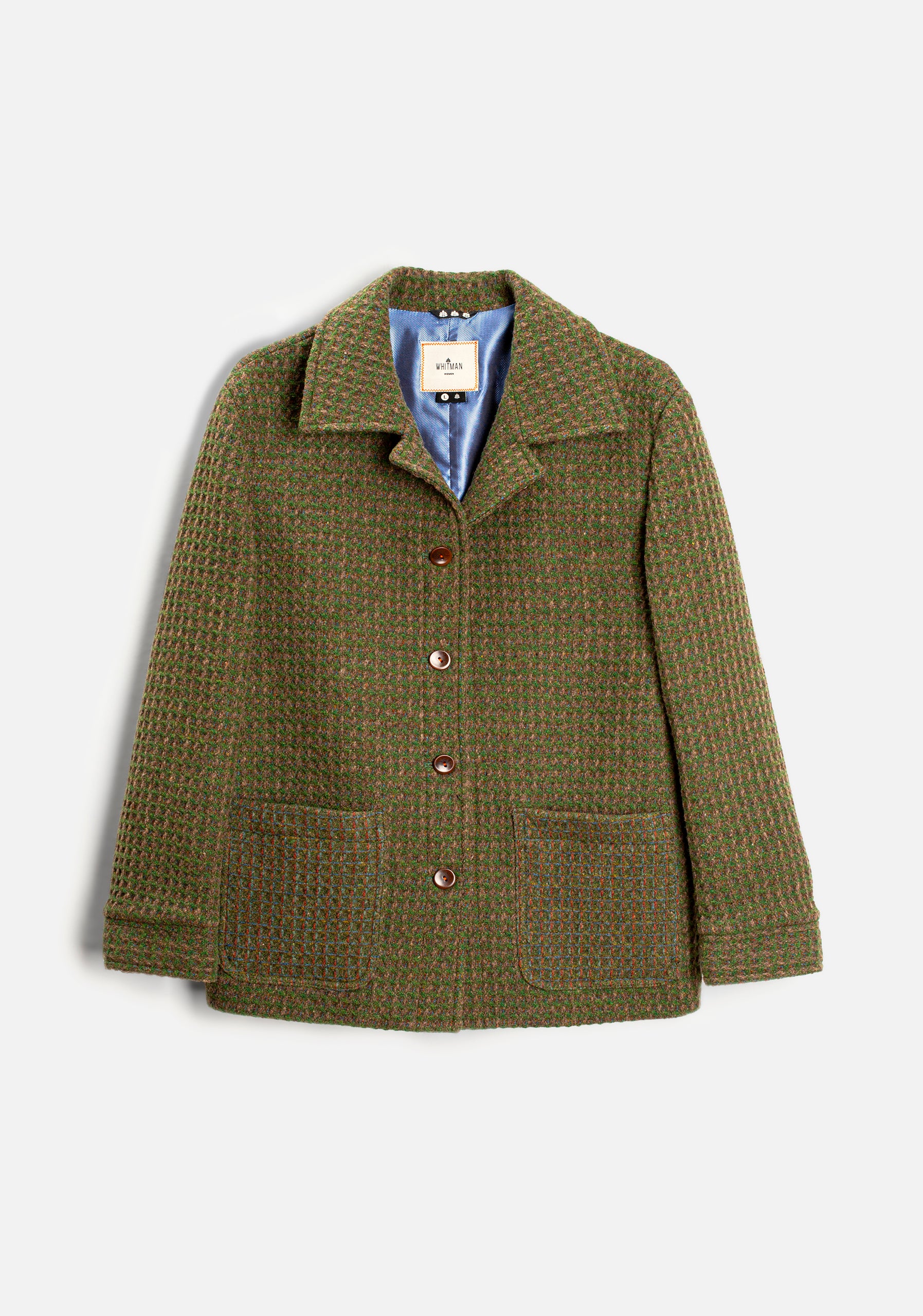 Chamarra Ankara Cuadros Verde