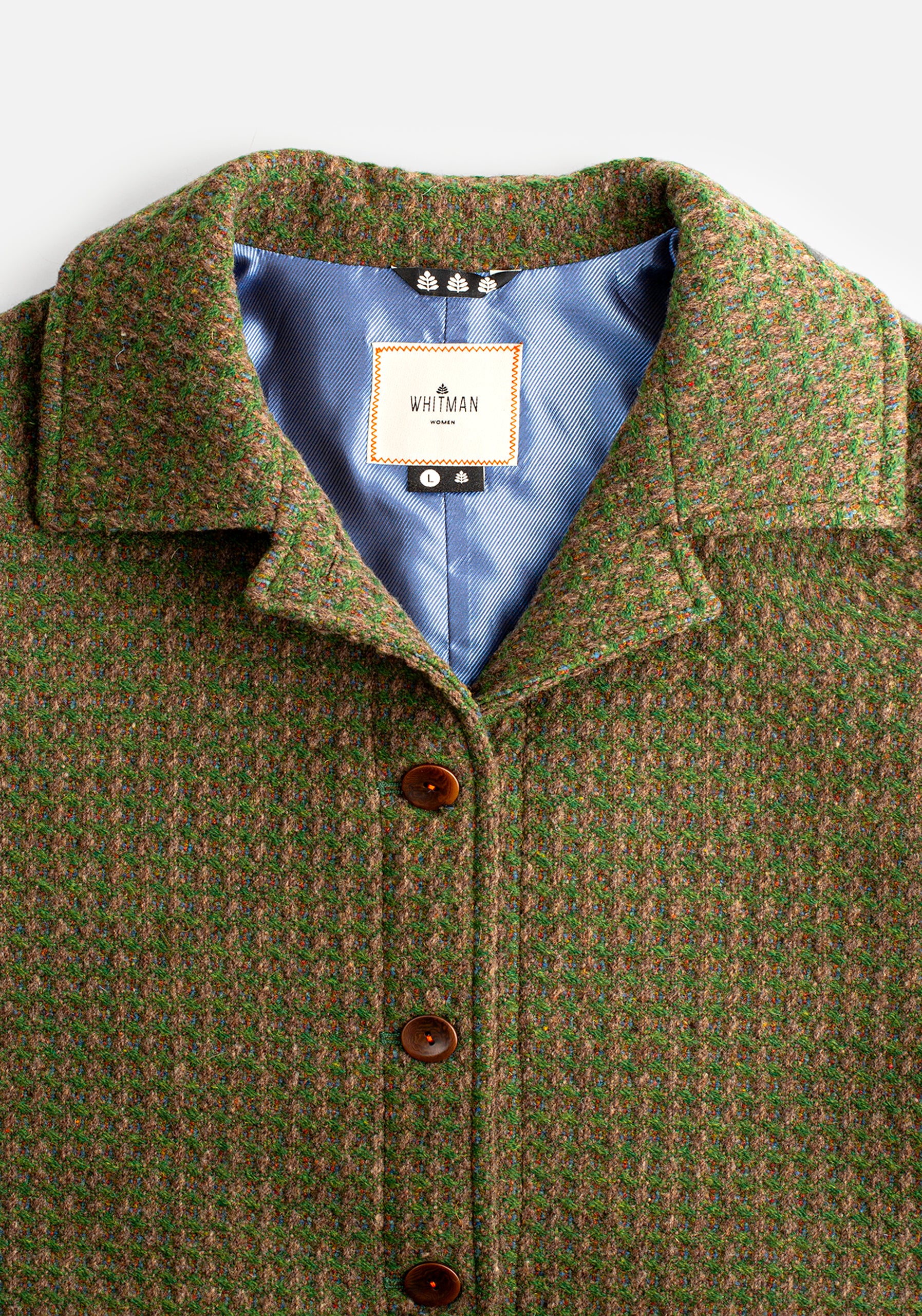 Chamarra Ankara Cuadros Verde