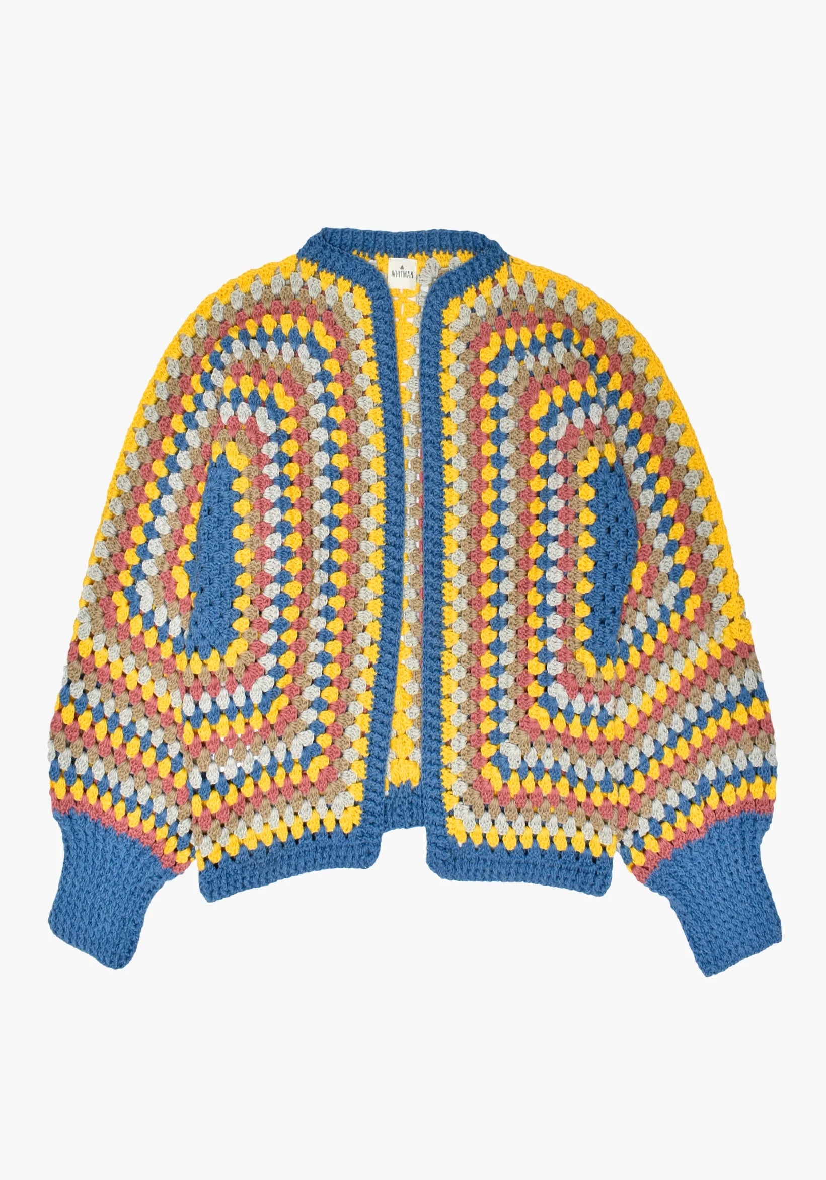 Sweater Abierto Crochet Kalani Multicolor