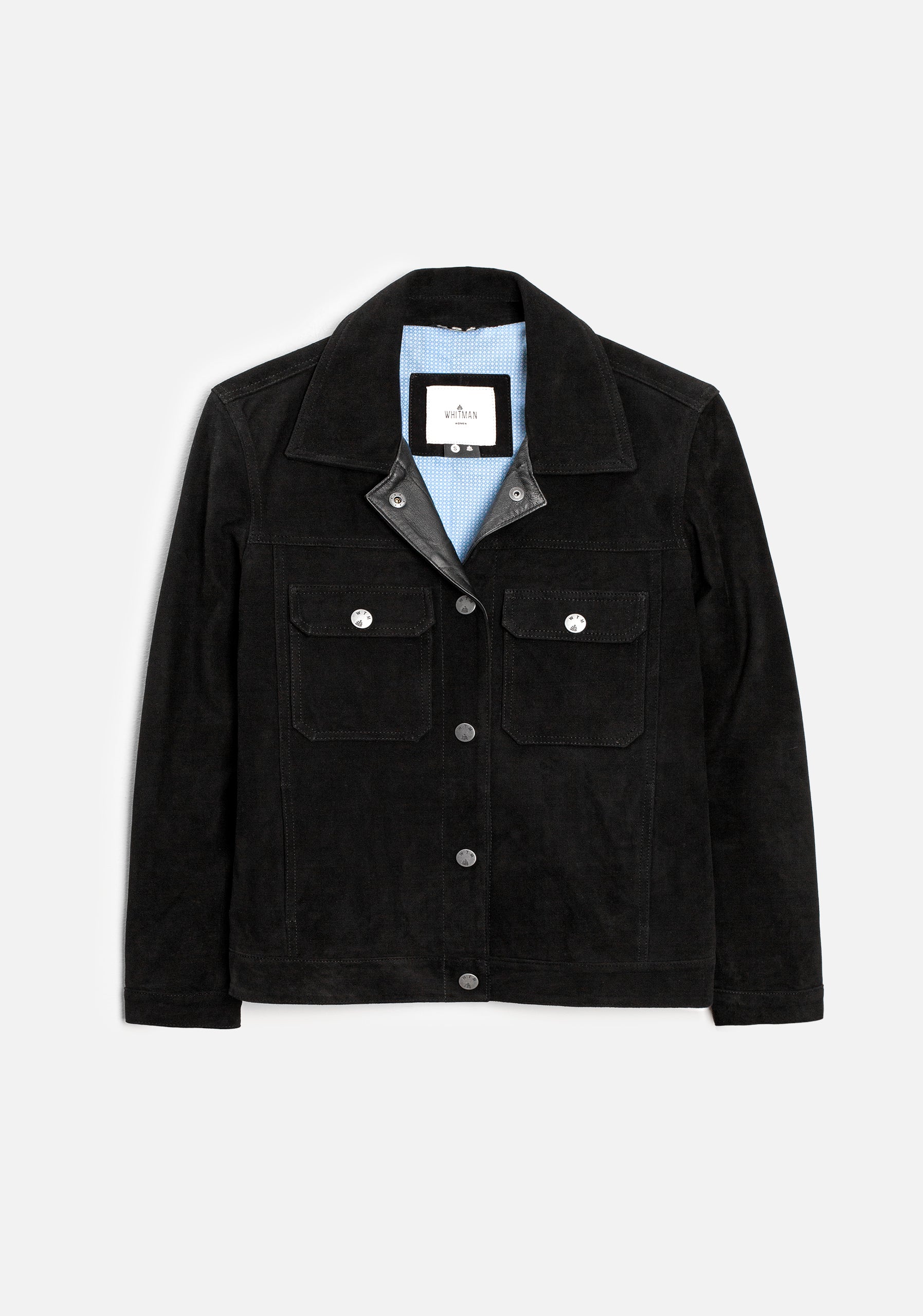 Chamarra Western Gamuza Negro