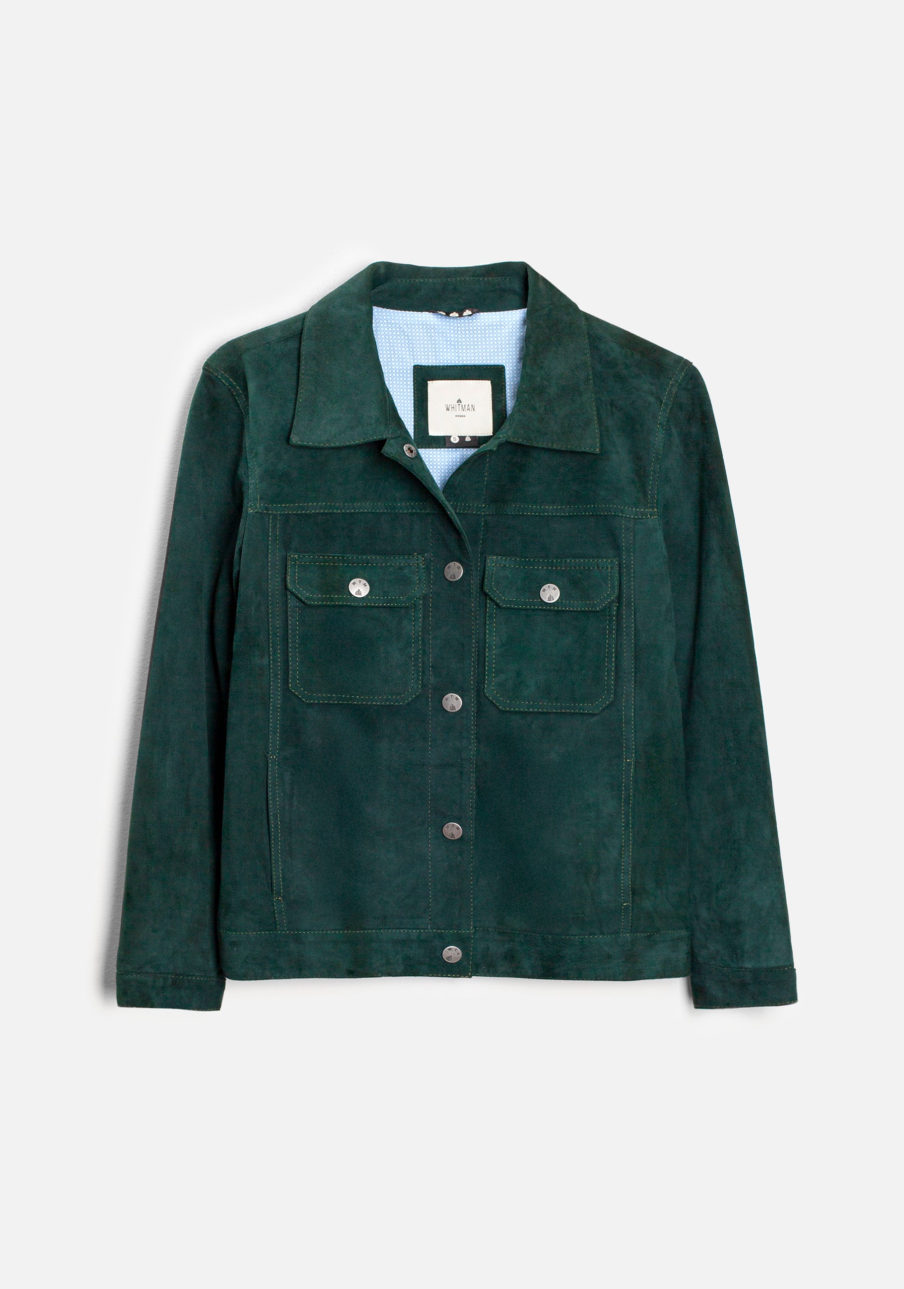 chamarra Western Gamuza Verde Osc