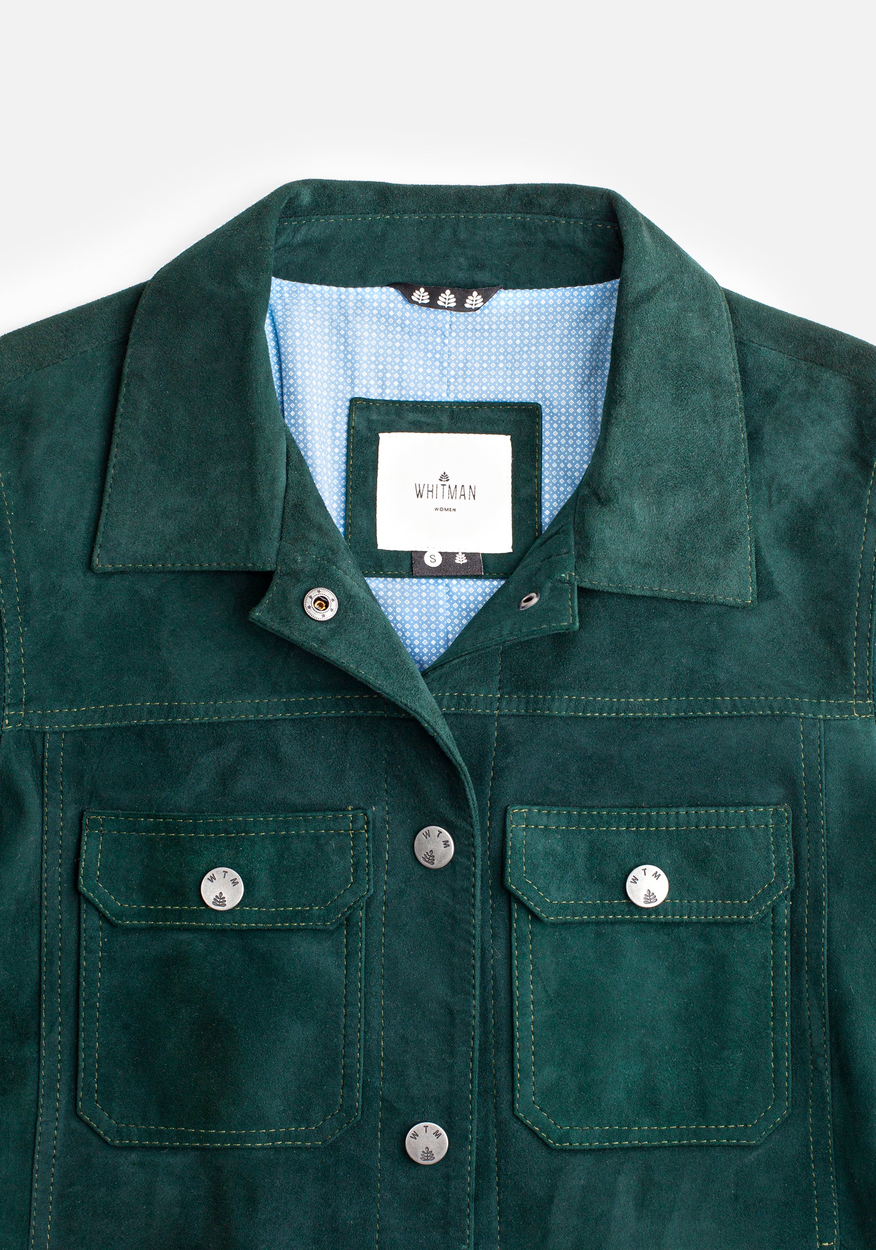 chamarra Western Gamuza Verde Osc