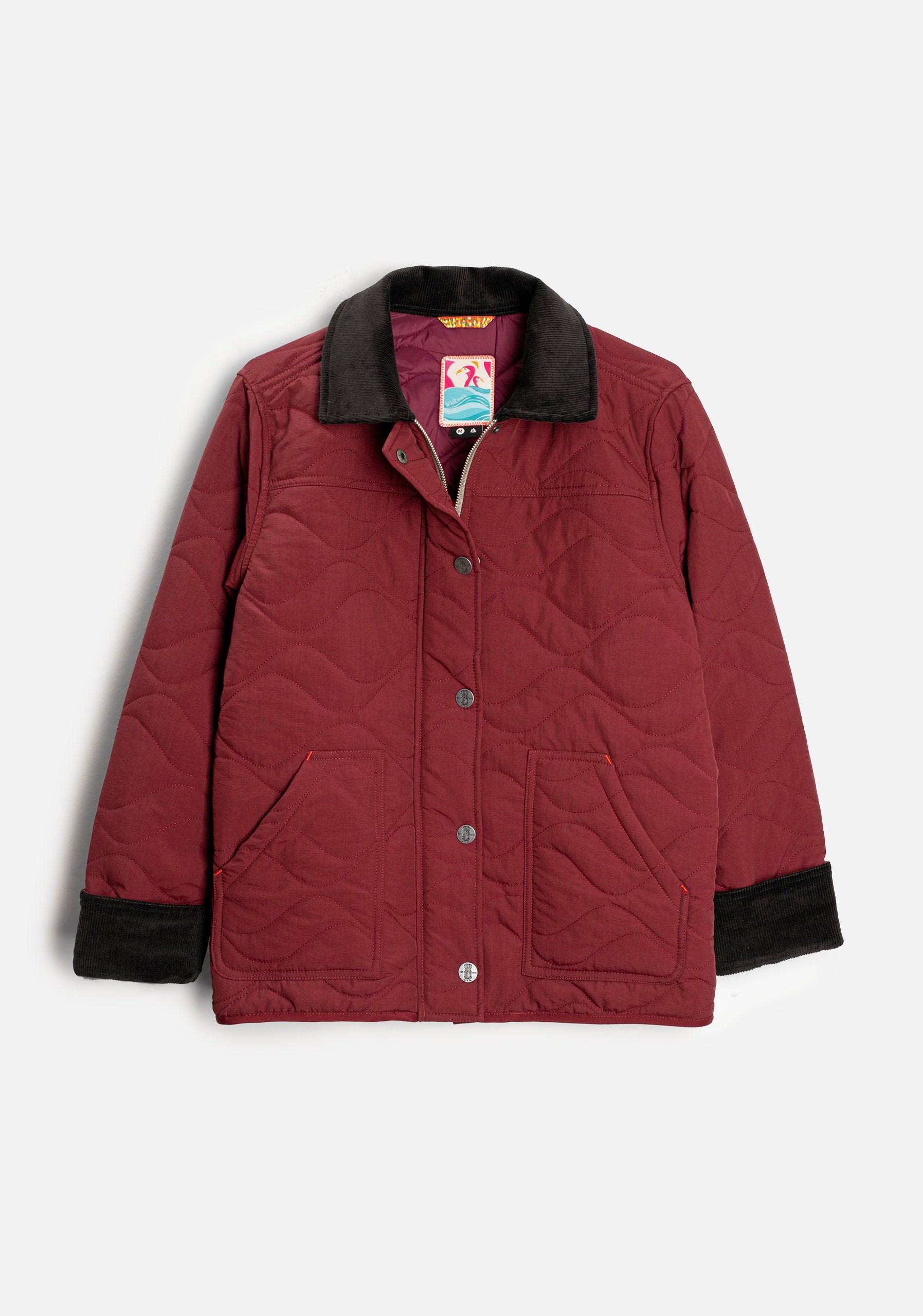 Chamarra M Brooklyn Quilted Vino
