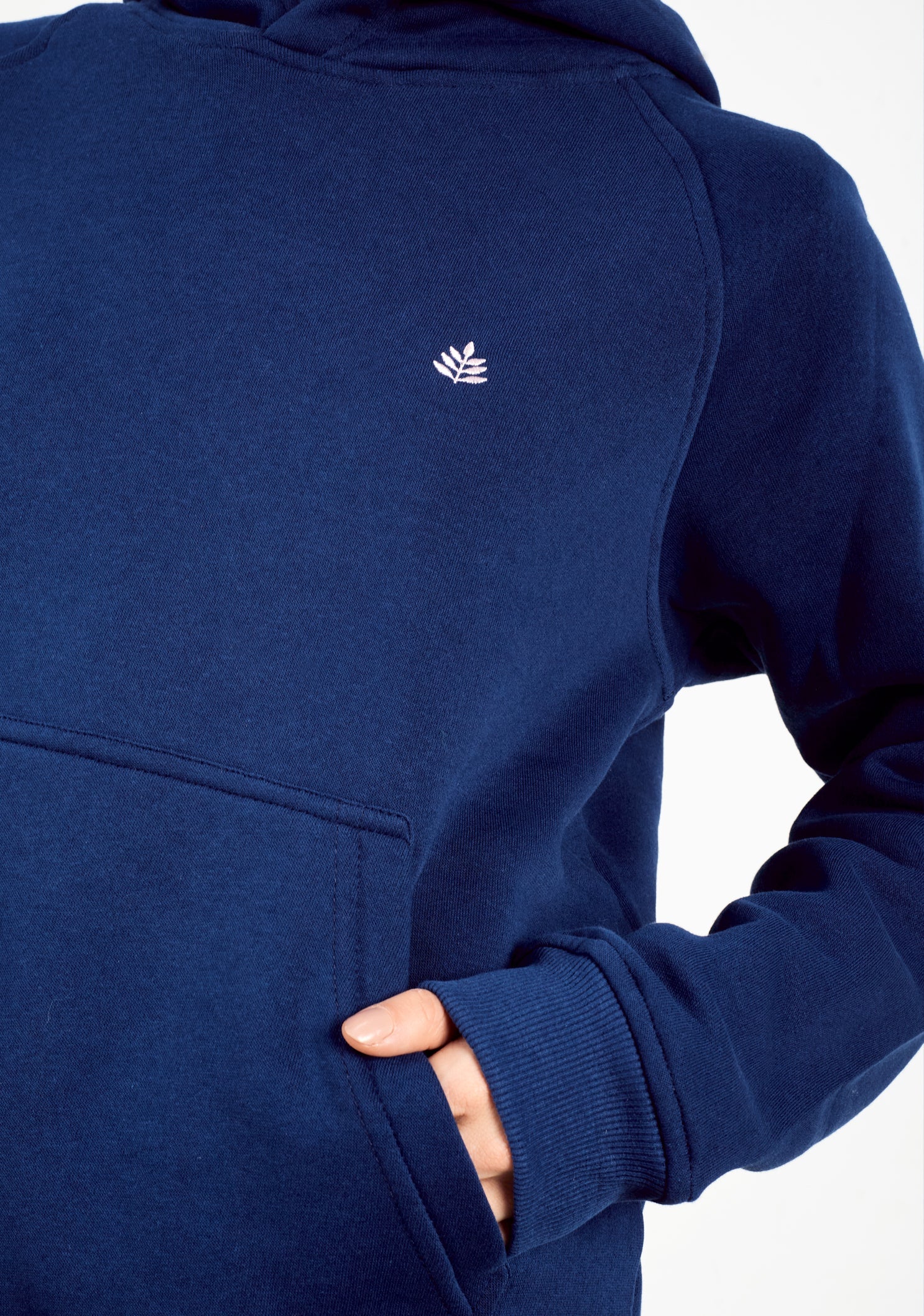 Hoodie Mujer Clasico Azul Oscuro
