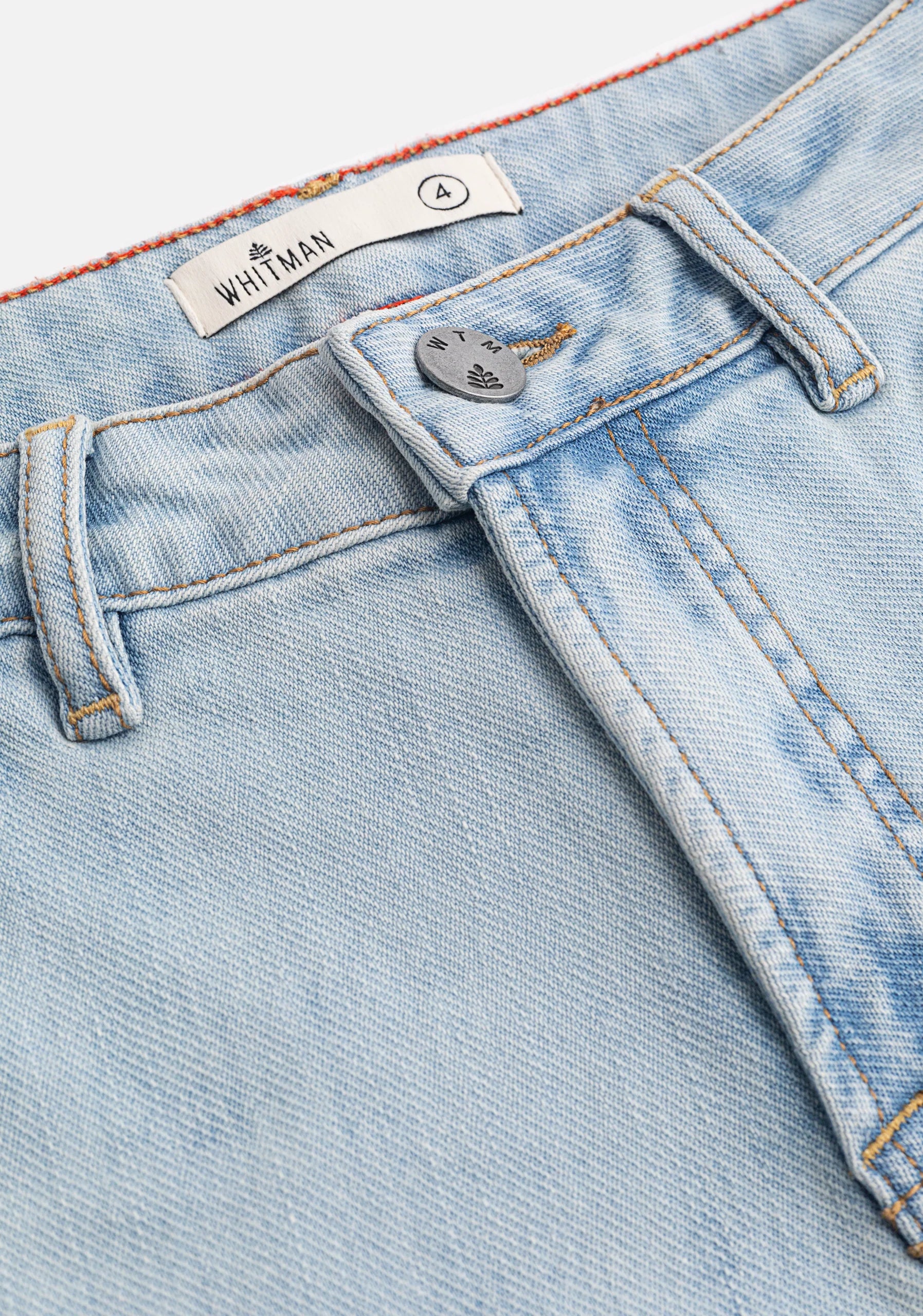 Pantalón de Mezclilla Lennox Azul Claro