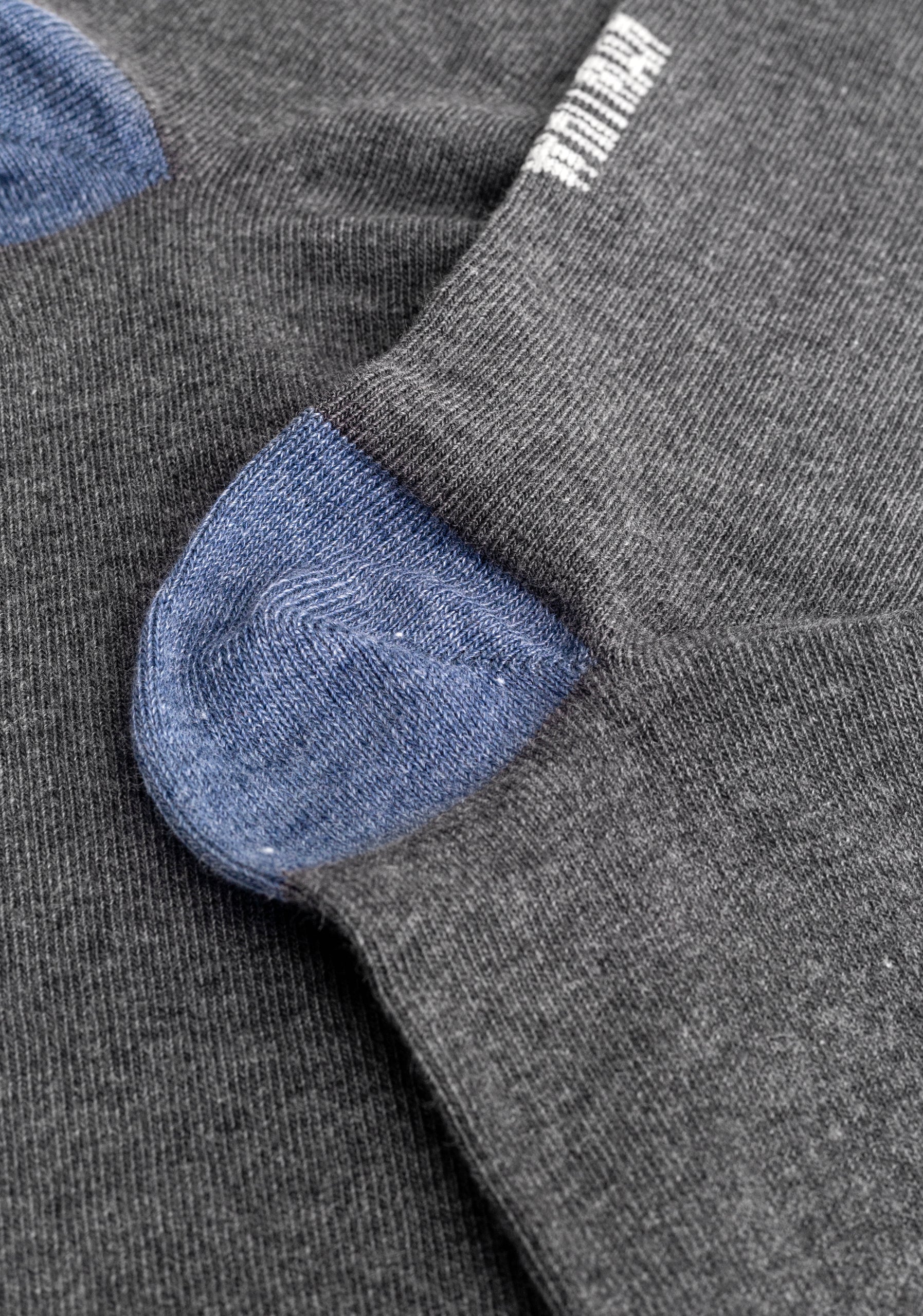 Calcetines Unic. Gris Jaspe P-T Azul MD. Jaspe