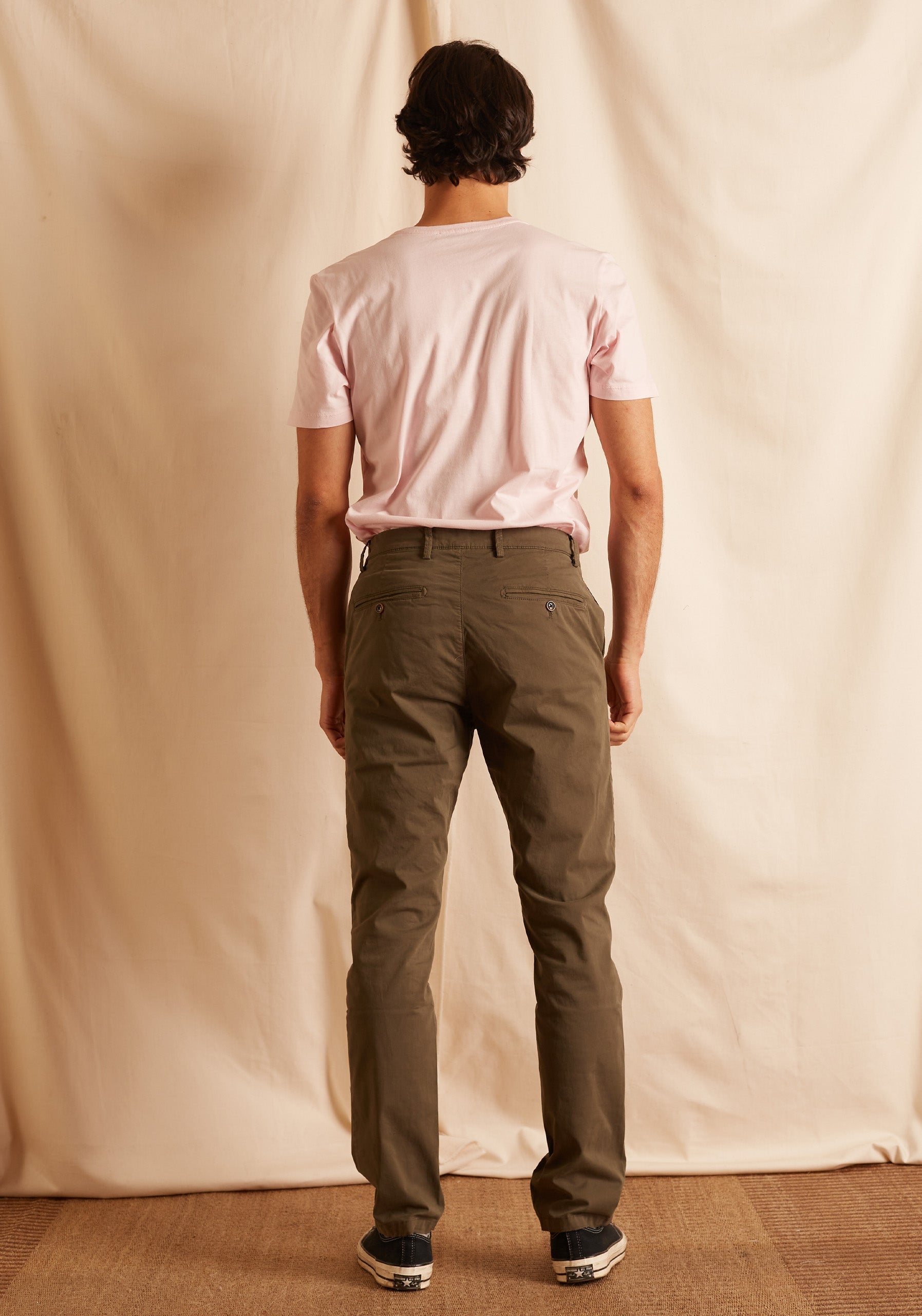 Pantalon H Chino Unicolor Verde Olive