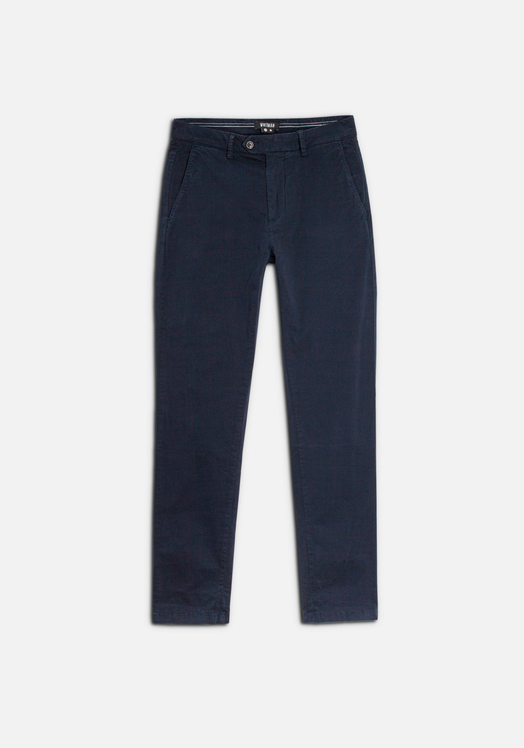 Pantalon H Chino Unicolor Azul Oscuro