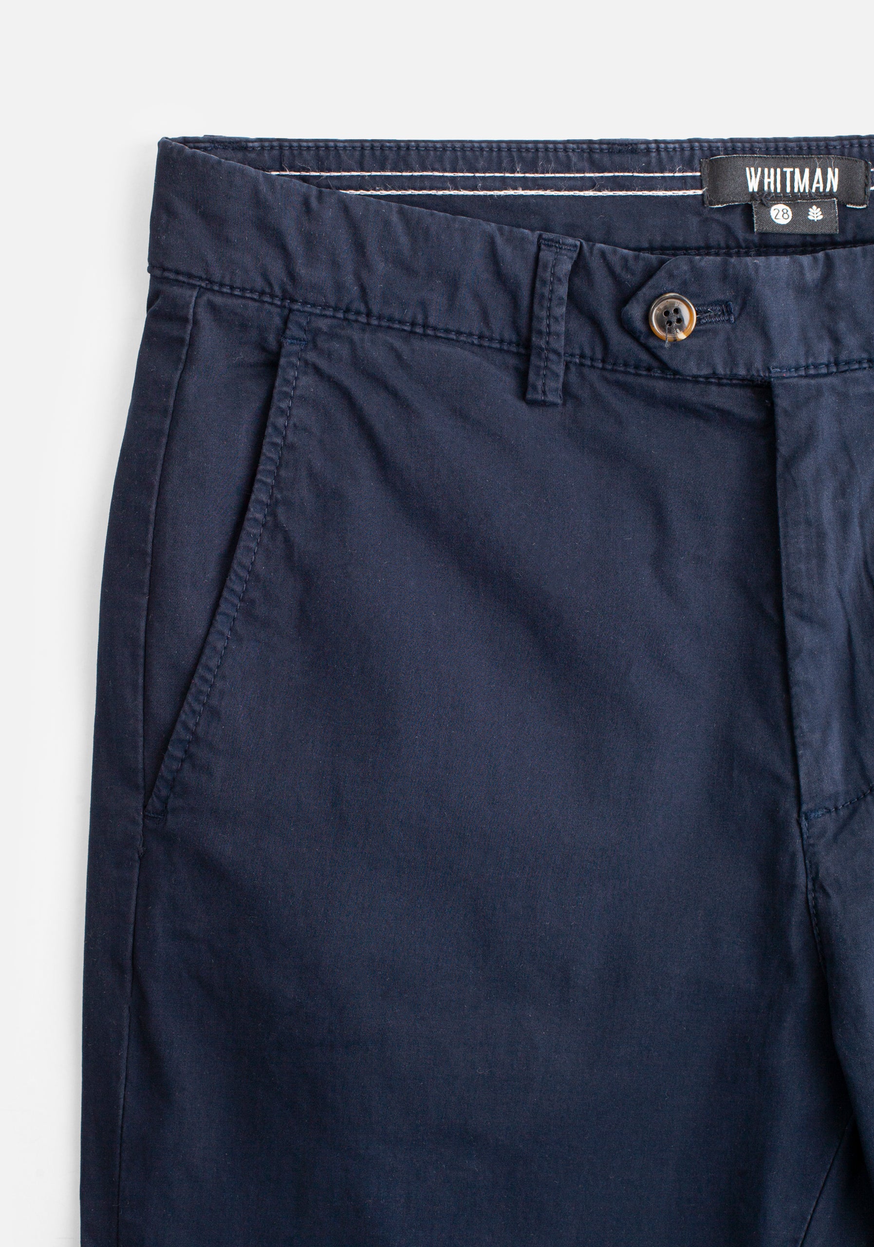 Pantalon H Chino Unicolor Azul Oscuro