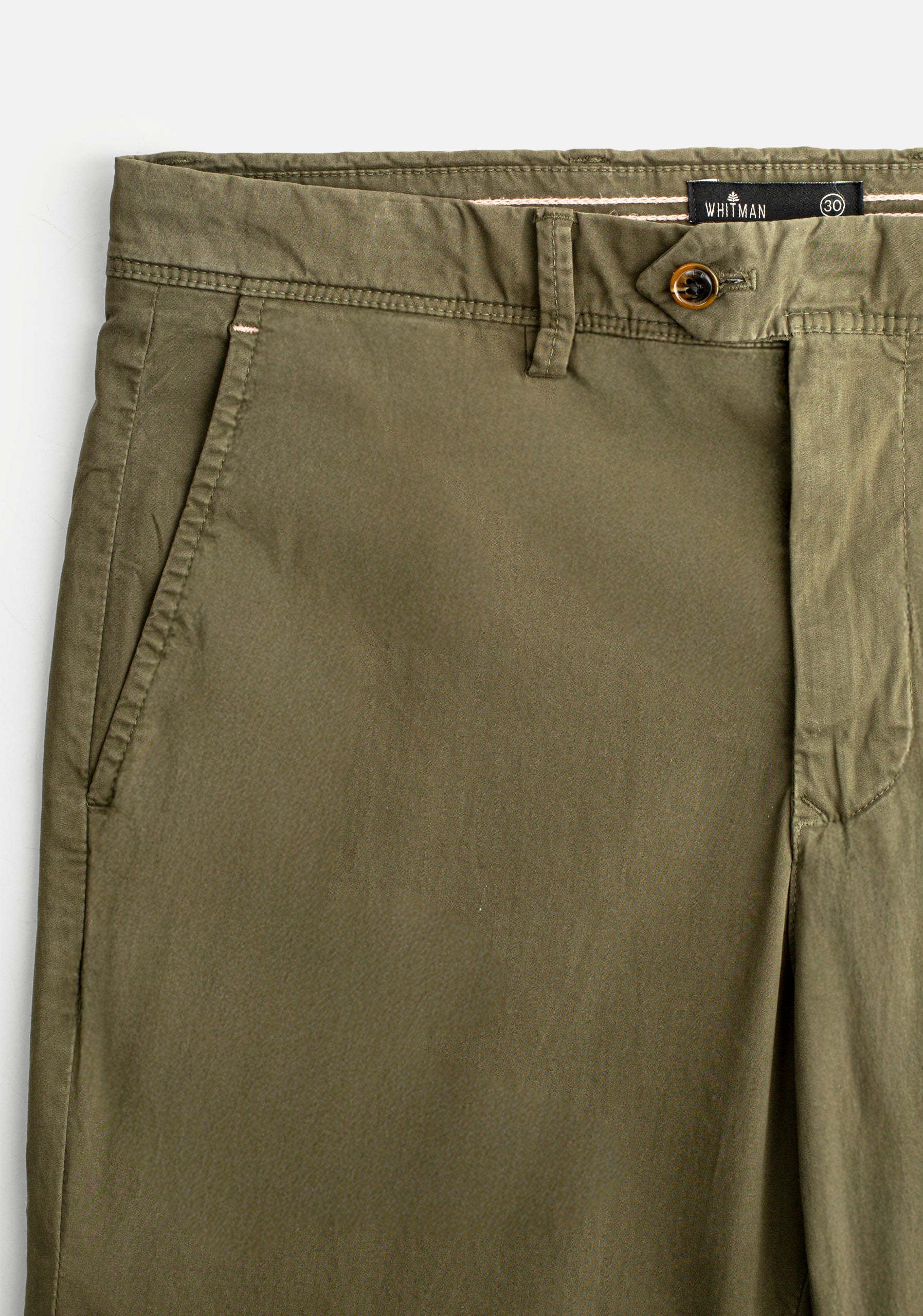 Pantalon H Chino Unicolor Verde Olive