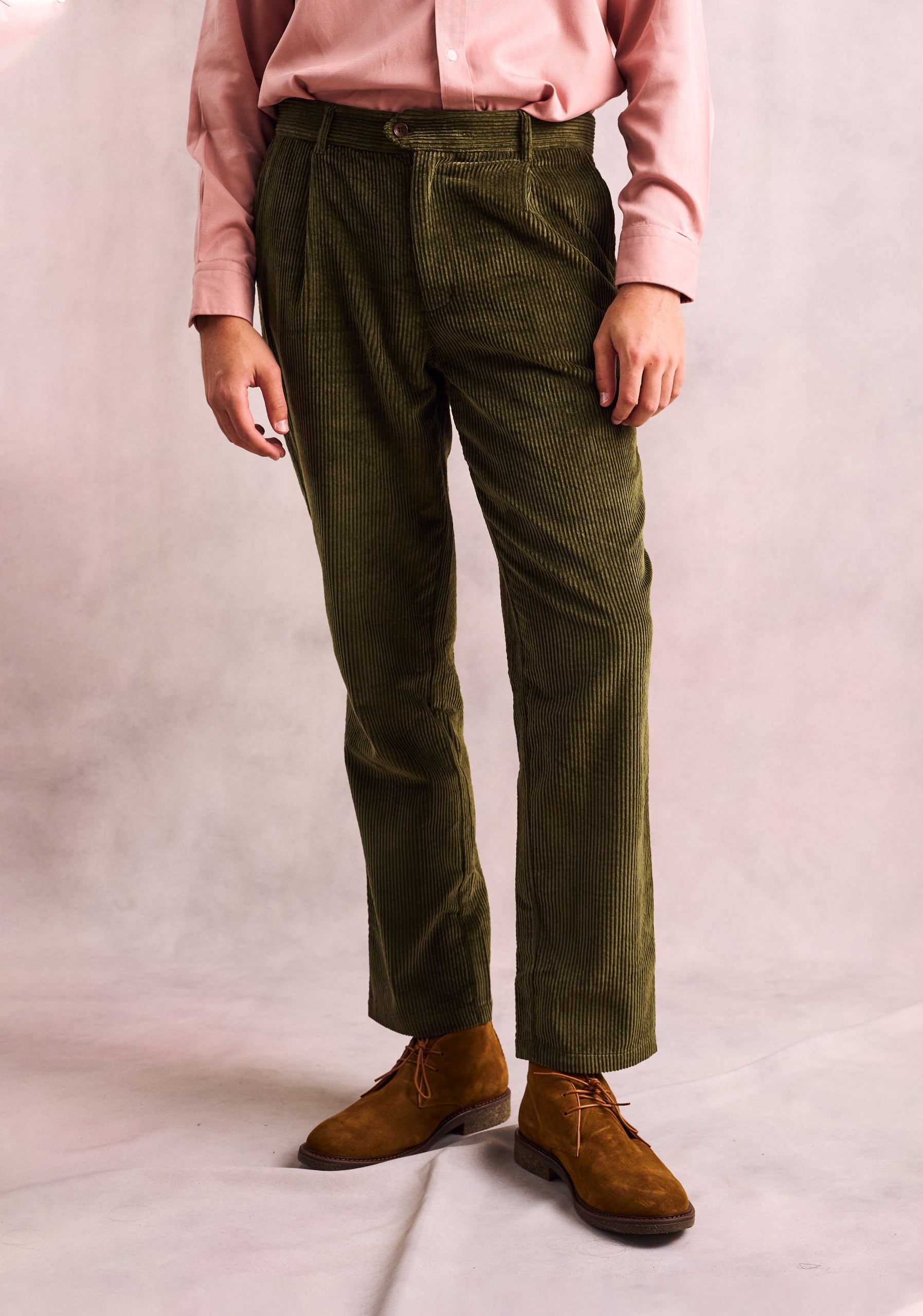 Pantalon Pana Hudson Verde Medio