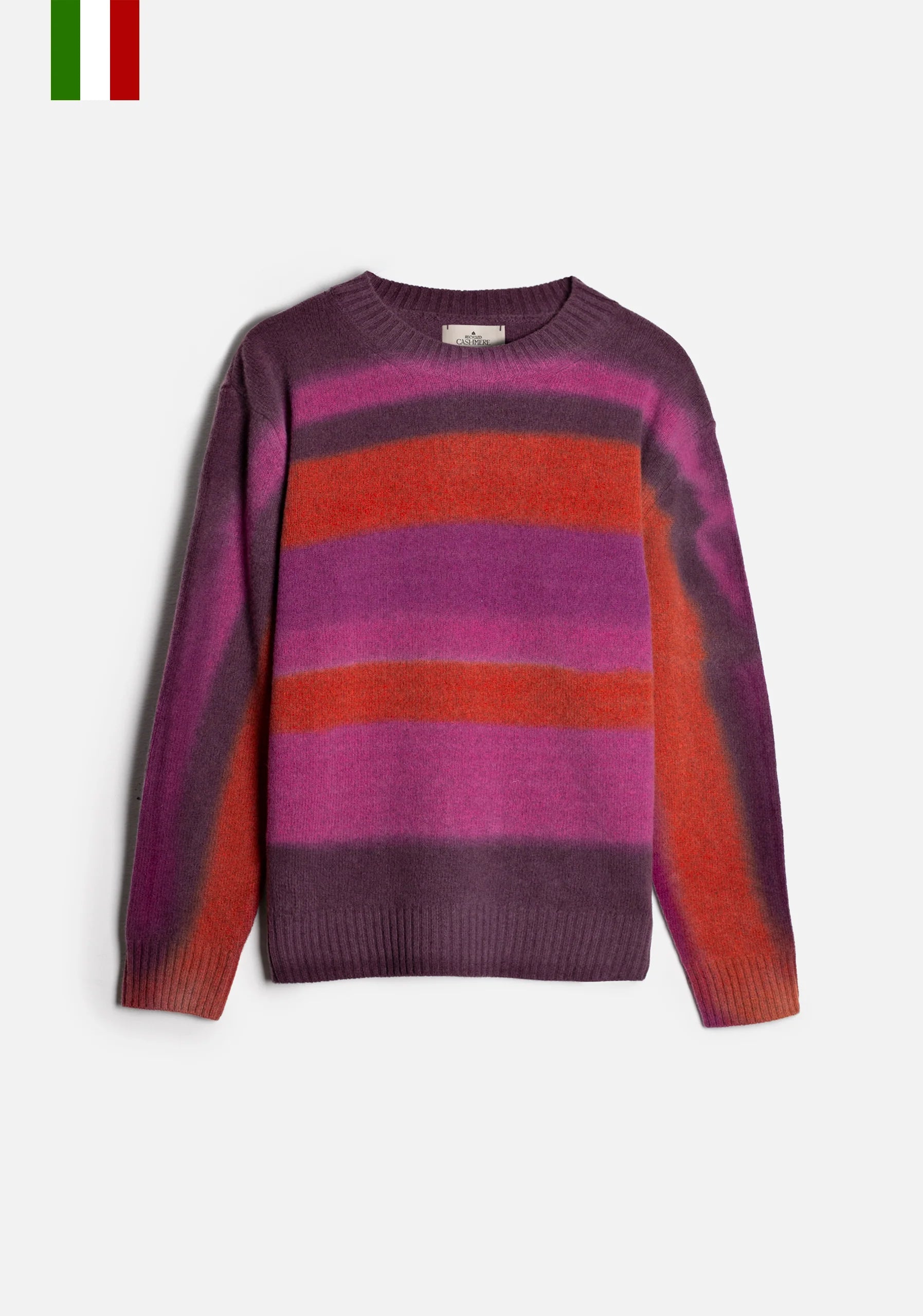Sweater Knit Kane Crd Fucsia - Naranja