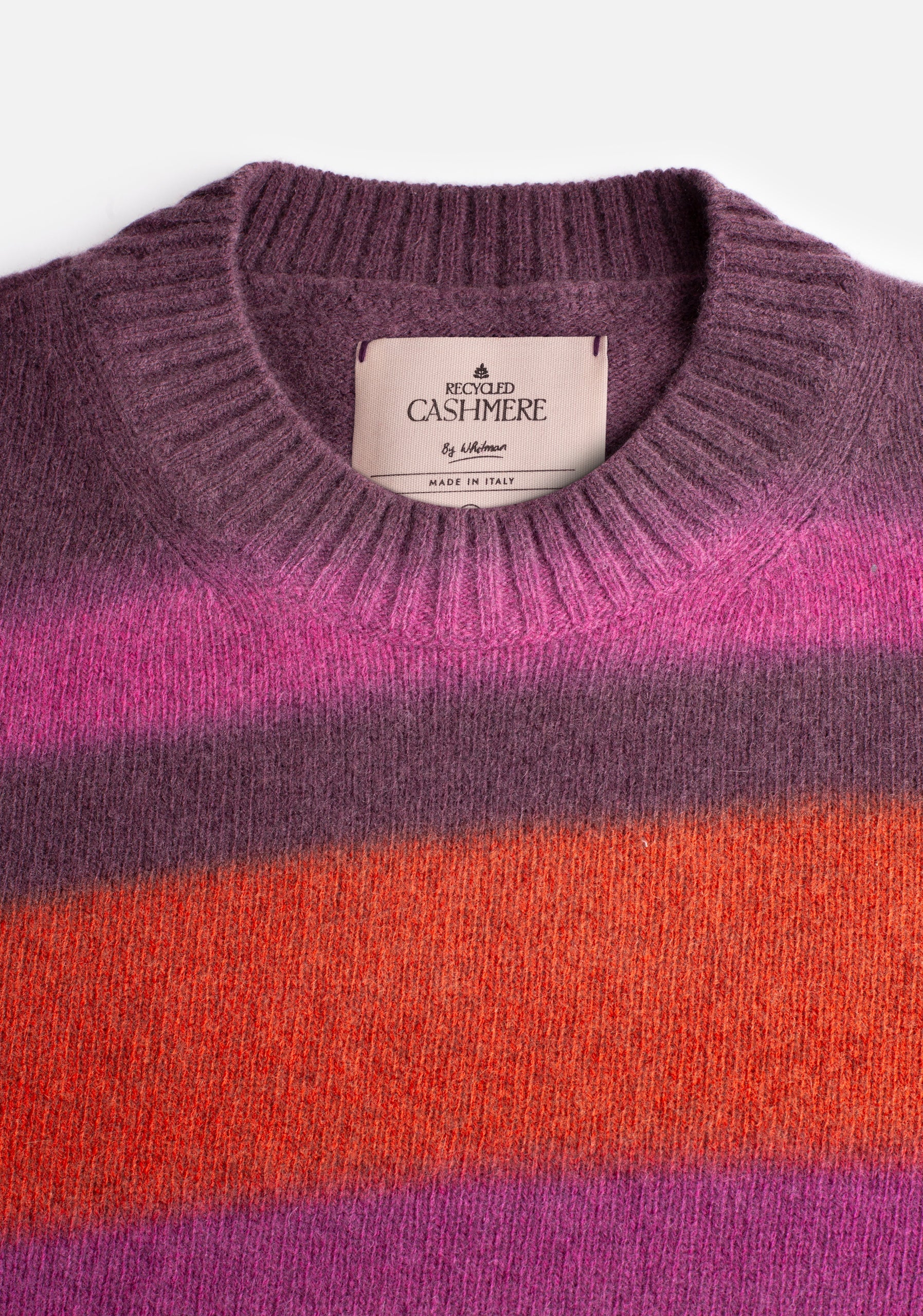 Sweater Knit Kane Crd Fucsia - Naranja