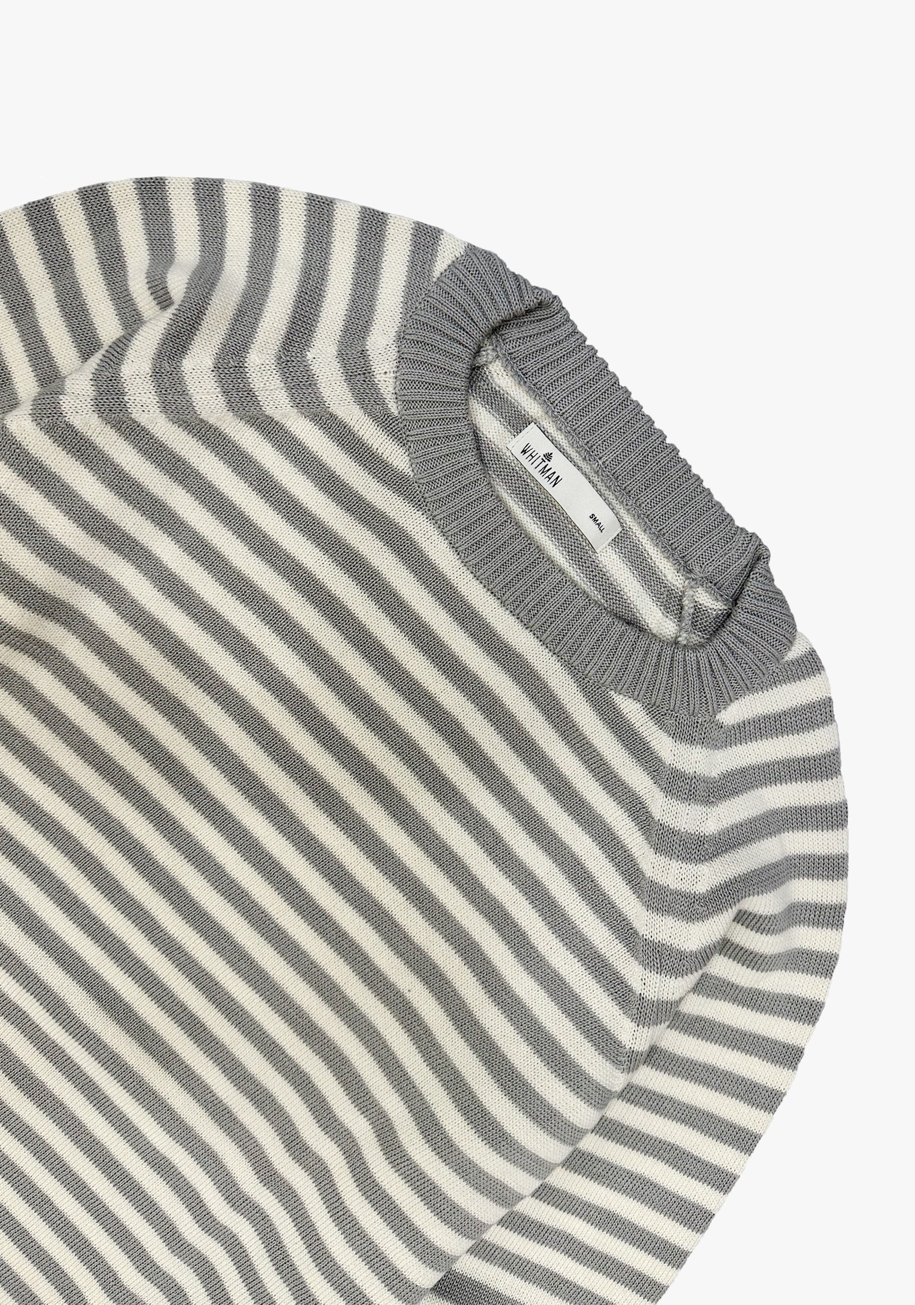 Sweater Lexington  Gris - Hueso
