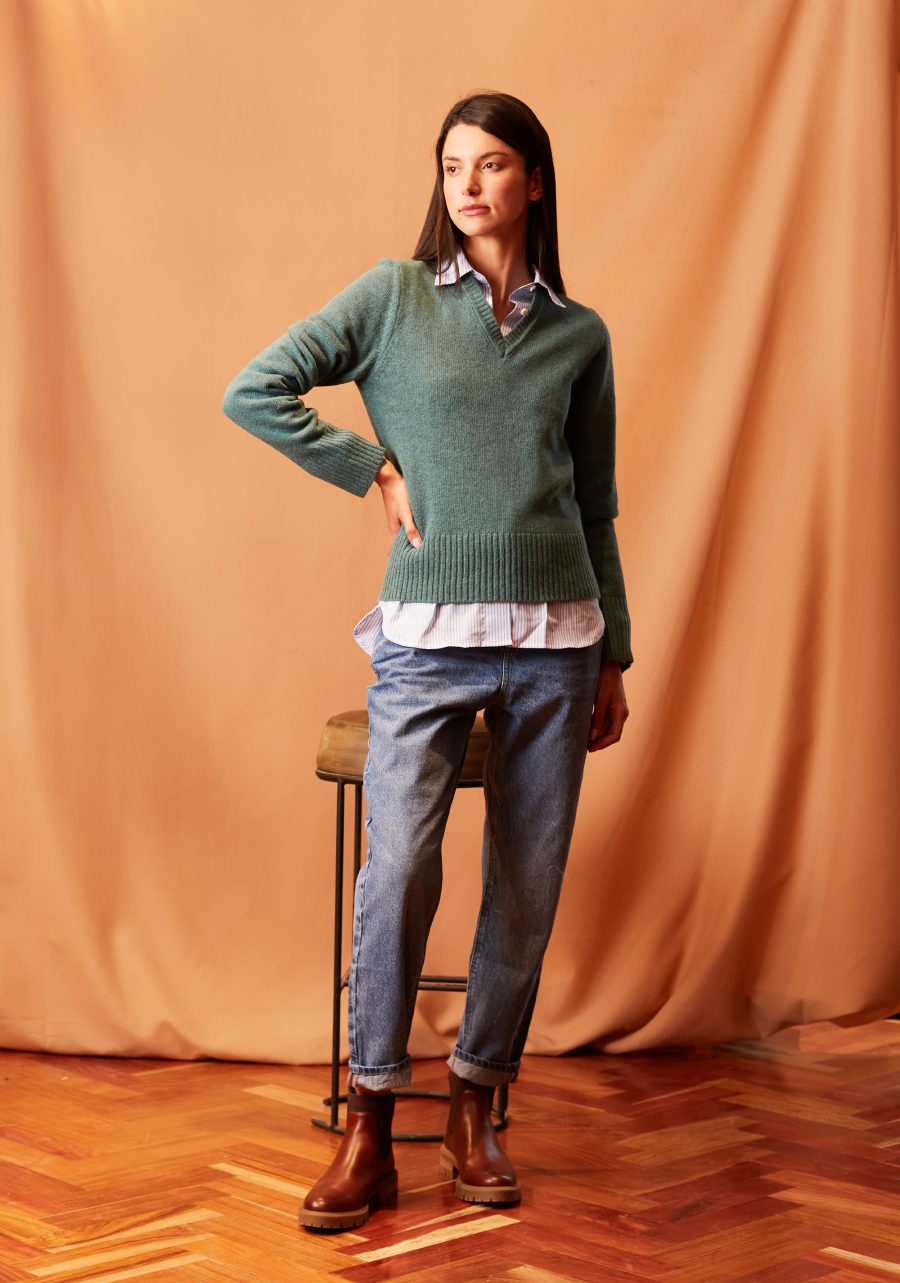 Sweater Malibu Verde Medio