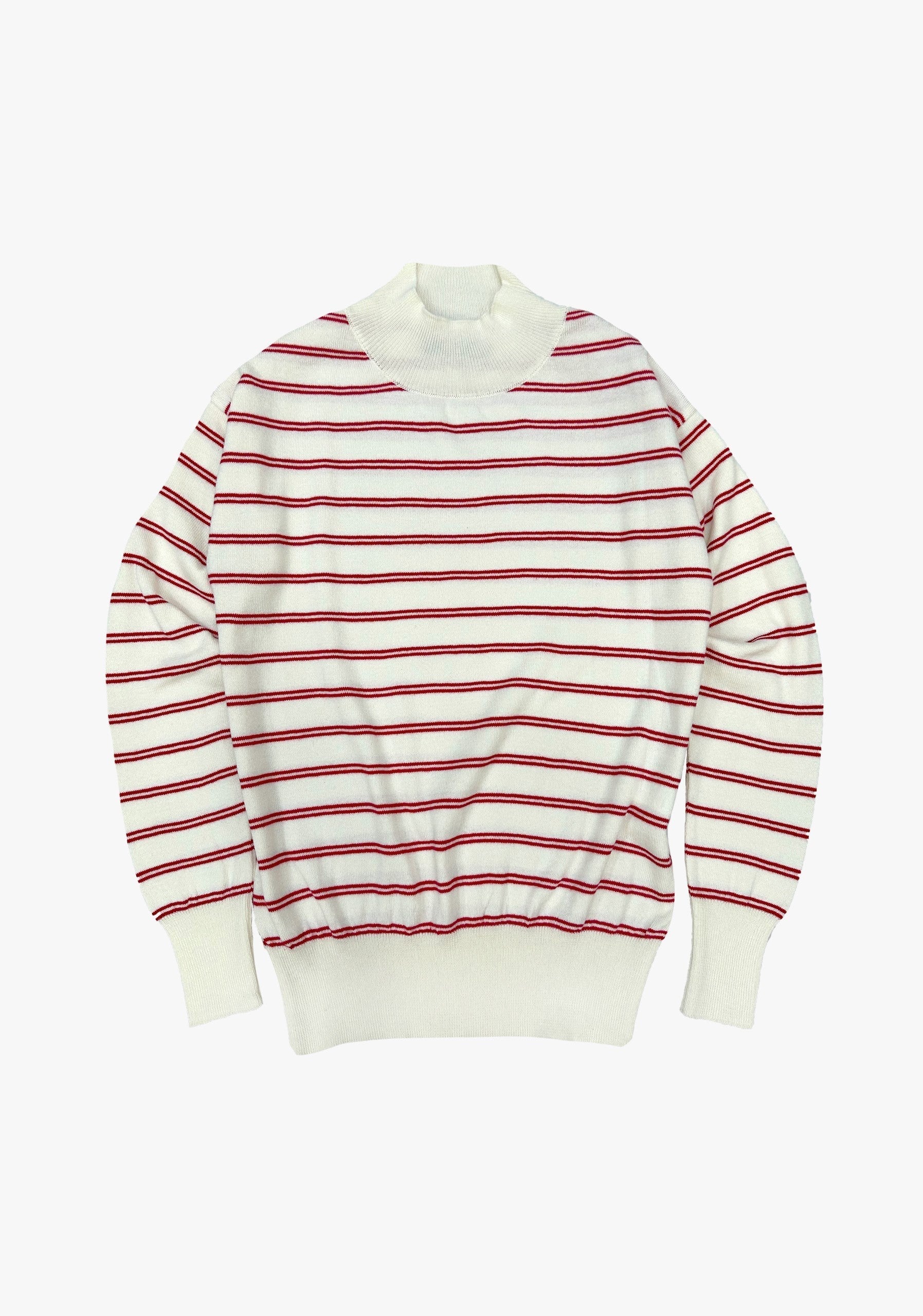 Sweater Maryland Hueso / Rojo
