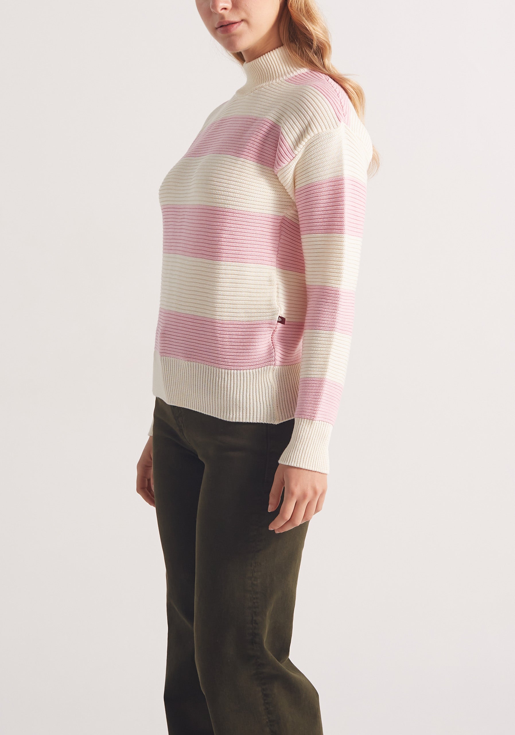 Sweater Pensilvania Hueso / Rosado