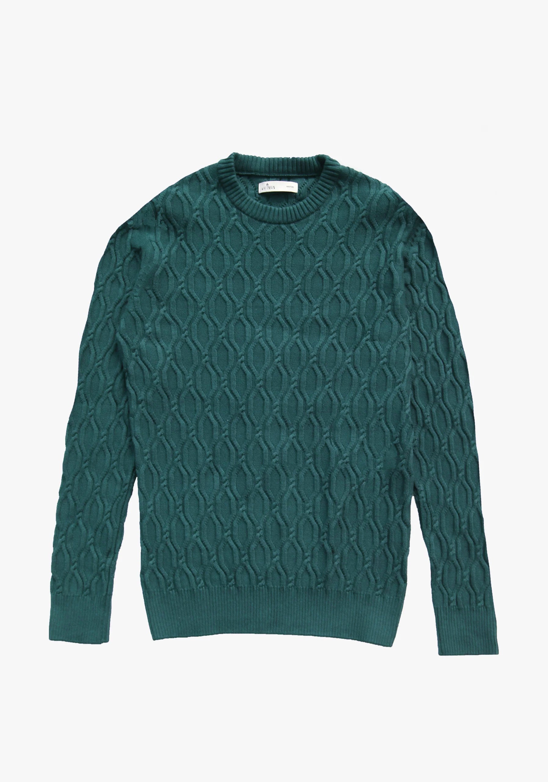 Sweater Rombos Verde Oscuro