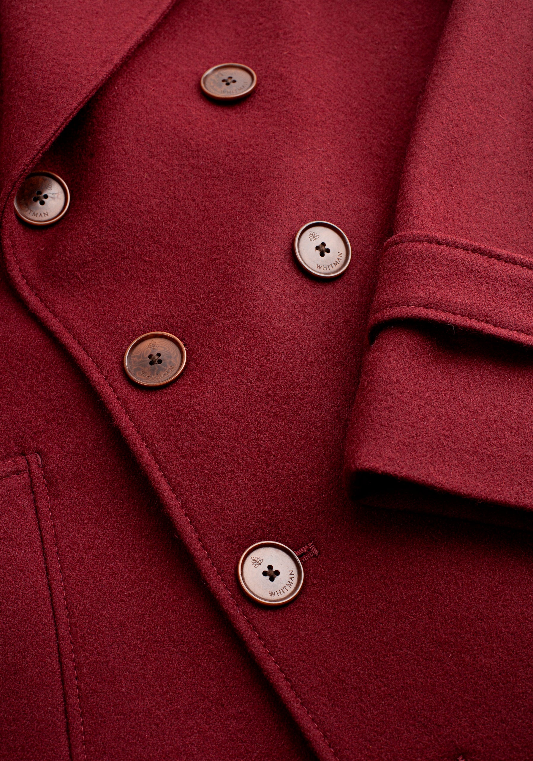 Abrigo Amarante Vinotinto