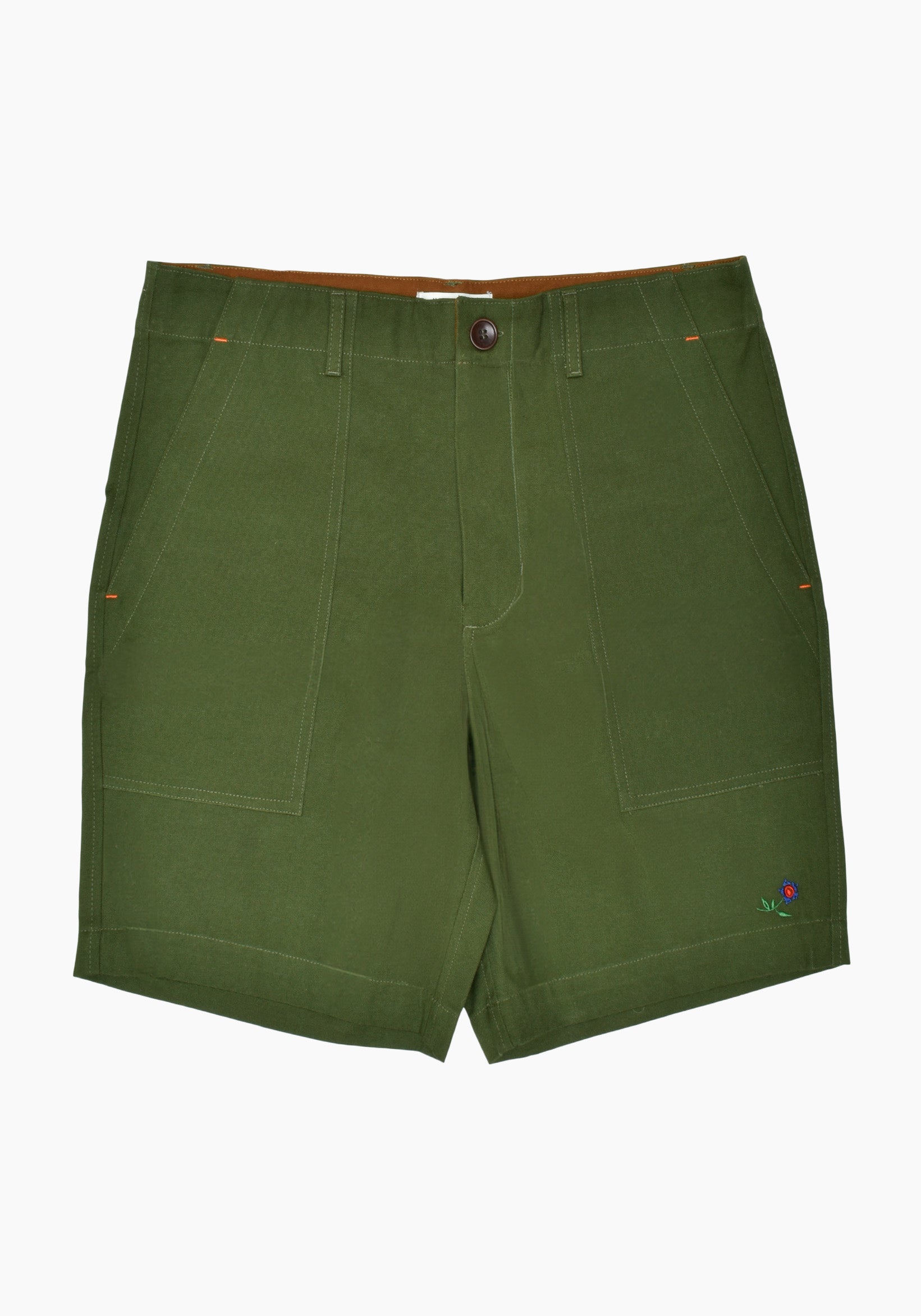 Bermudas Drill Canaria Verde Medio