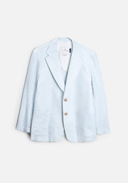 Saco Lino Azul Celeste